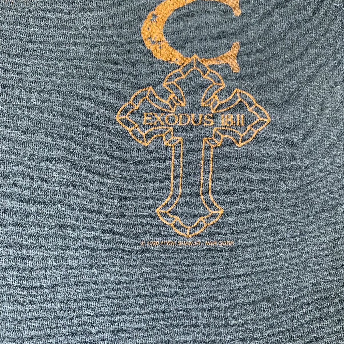 Rap Tees Vintage 1998 2PAC Portrait Exodus 18:11 Rap Tee Size US XL / EU 56 / 4 - 8 Thumbnail