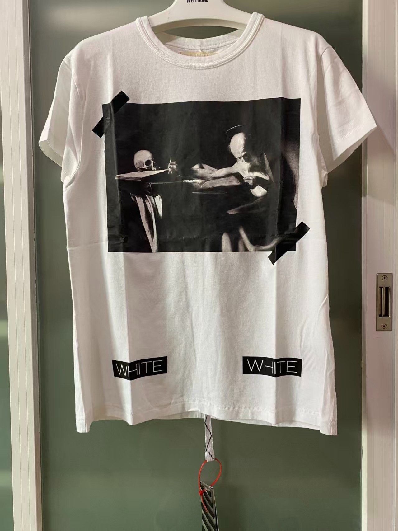 Off-White Off-White First Gen Religious Tee Size US XXS / EU 40 - 1 Thumbnail