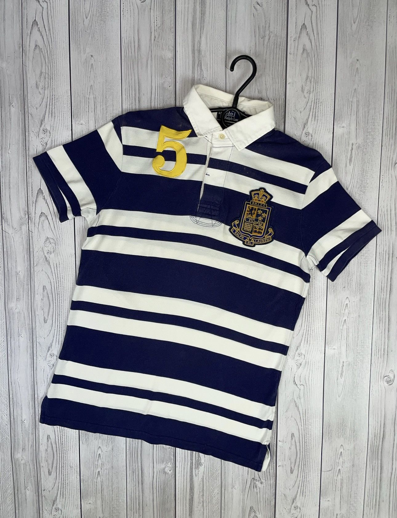 Polo Ralph Lauren Vintage polo ralph lauren striped jersey rugby size M Size US M / EU 48-50 / 2 - 2 Thumbnail