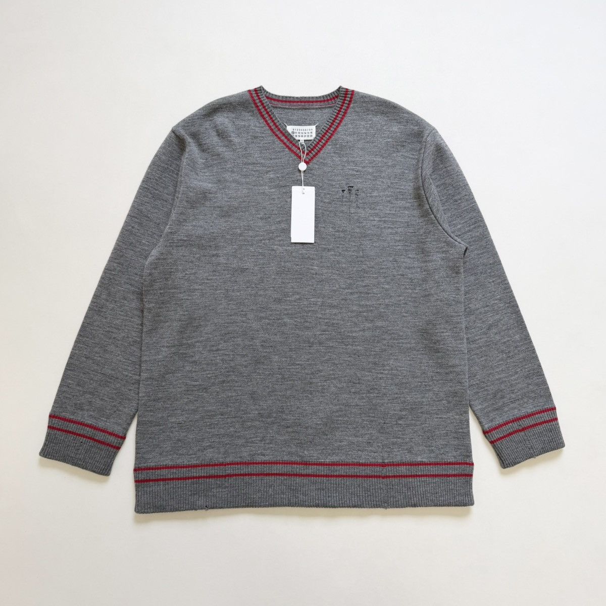 A/W 20 ‘Distressed’ College Knit Sweater