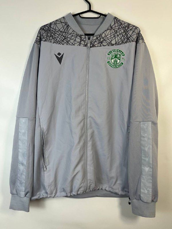 Macron Hibernian 2019/20 Football Macron Track Jacket 1/4 ZIP Sz XL Size US XL / EU 56 / 4 - 1 Thumbnail