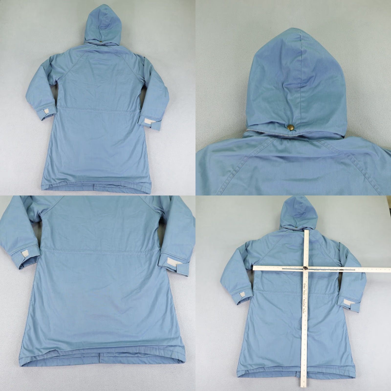 Vintage Vintage Woolrich Jacket Womens Medium Blue Wool Lined Parka Long Coat 90s Woolrich Vintage Jacket Womens Medium Blue Parka Long Coat 90s Lined Wool Size M / US 6-8 / IT 42-44 - 8 Thumbnail