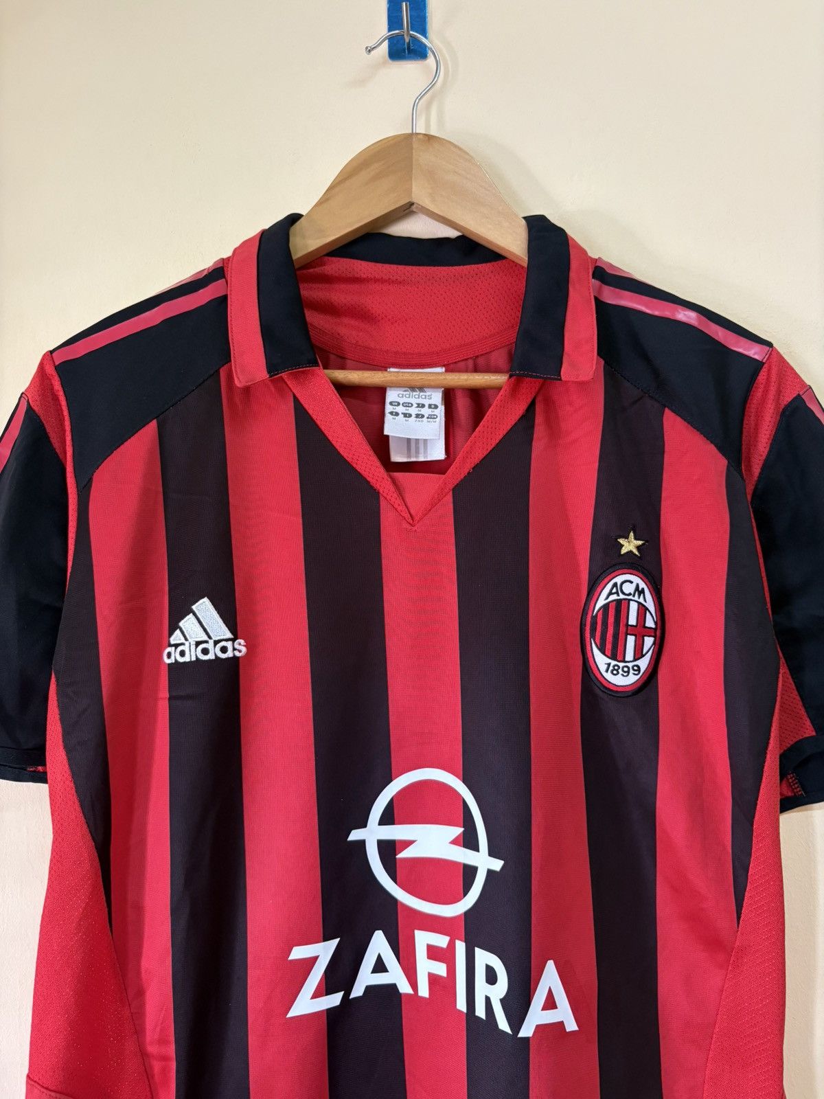 Adidas Vintage 2005 2006 AC Milan Adidas Zafira Jersey Blokecore Size US M / EU 48-50 / 2 - 2 Thumbnail