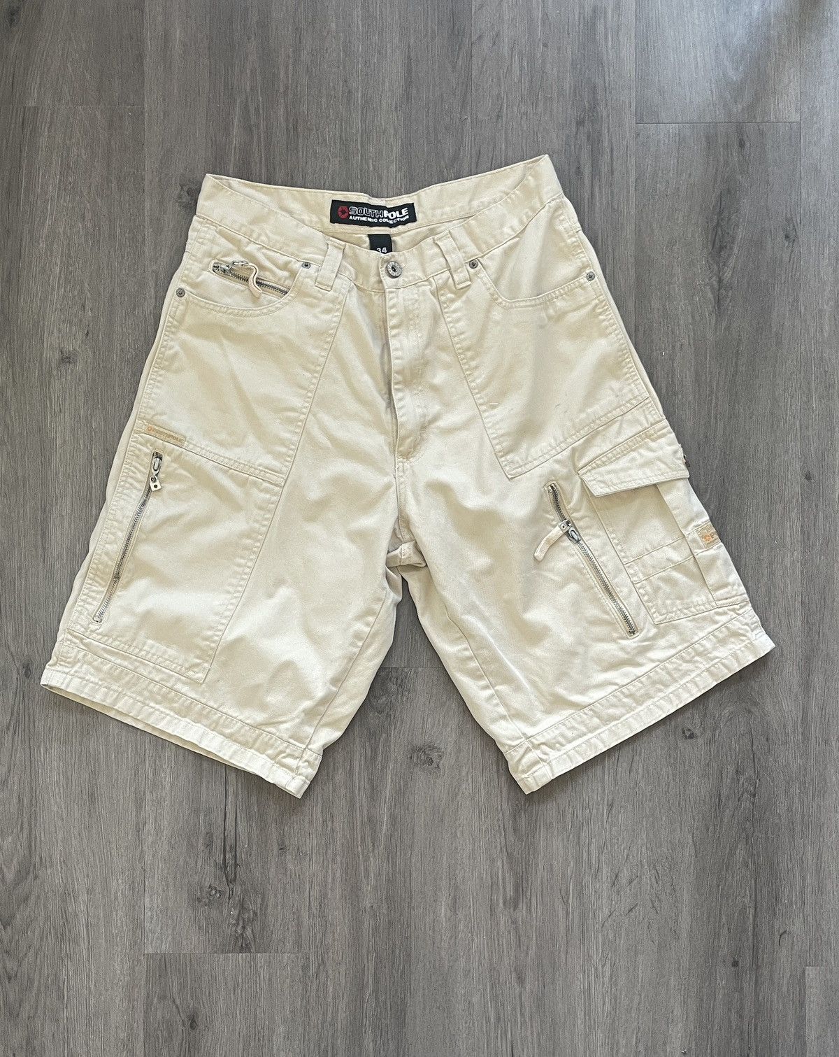 Southpole × Vintage Southpole Y2K “Cargo Chino” Shorts (Sz. 34) Size US 34 / EU 50 - 1 Thumbnail