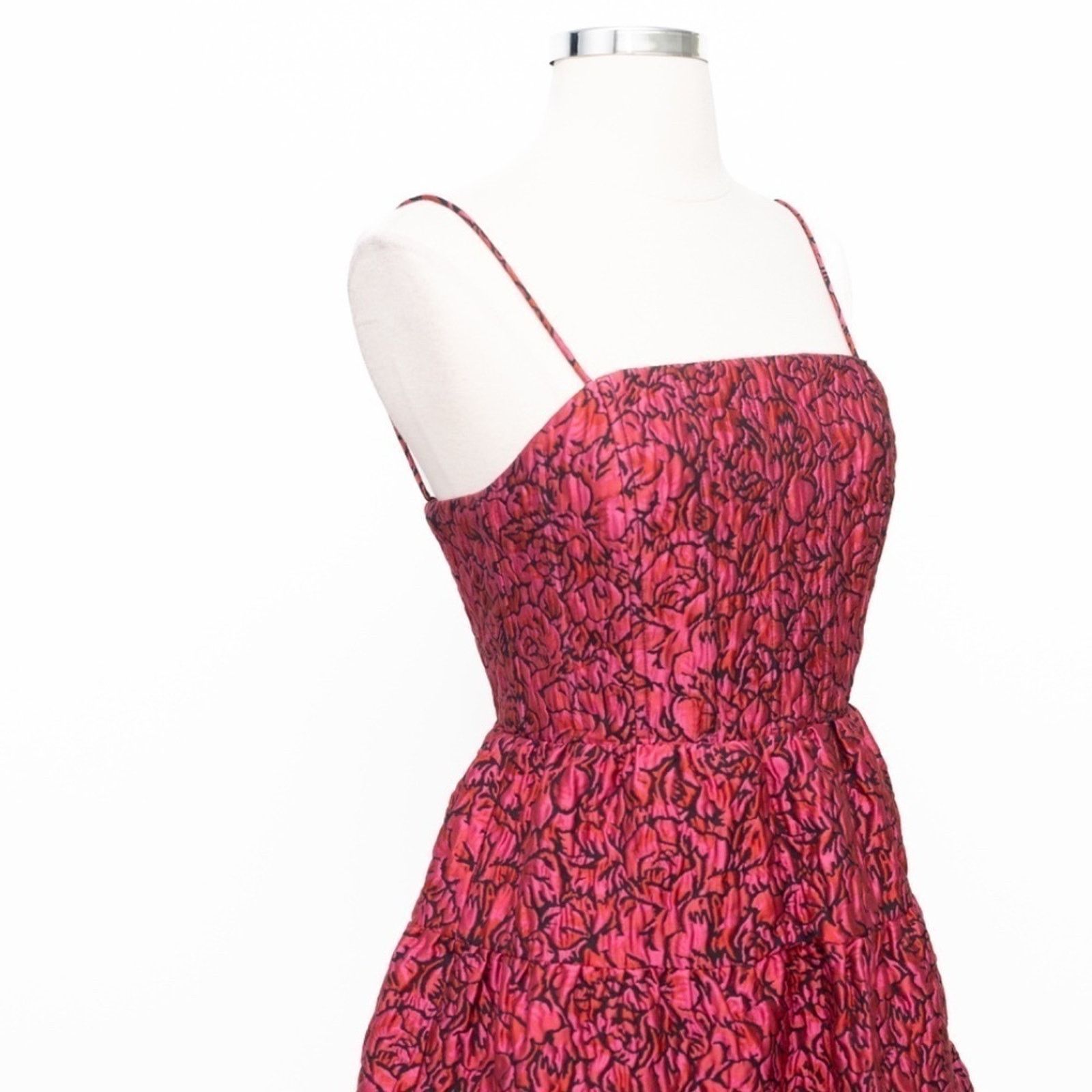 Alice + Olivia ALICE + OLIVIA. Jamila Fit-&-Flare Dress. Size XS / US 0-2 / IT 36-38 - 10 Thumbnail