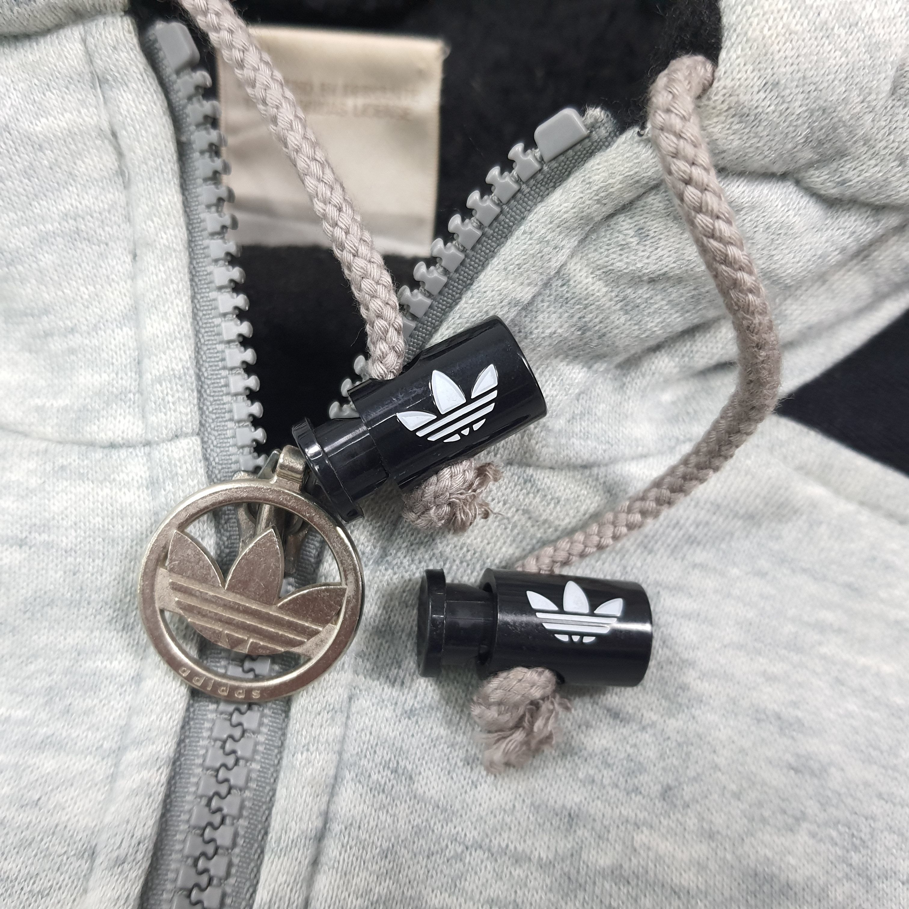 Adidas Vintage Rare 90s Adidas Big Logo Hoodie Adidas Zipper C282N9 Size US XL / EU 56 / 4 - 12 Thumbnail