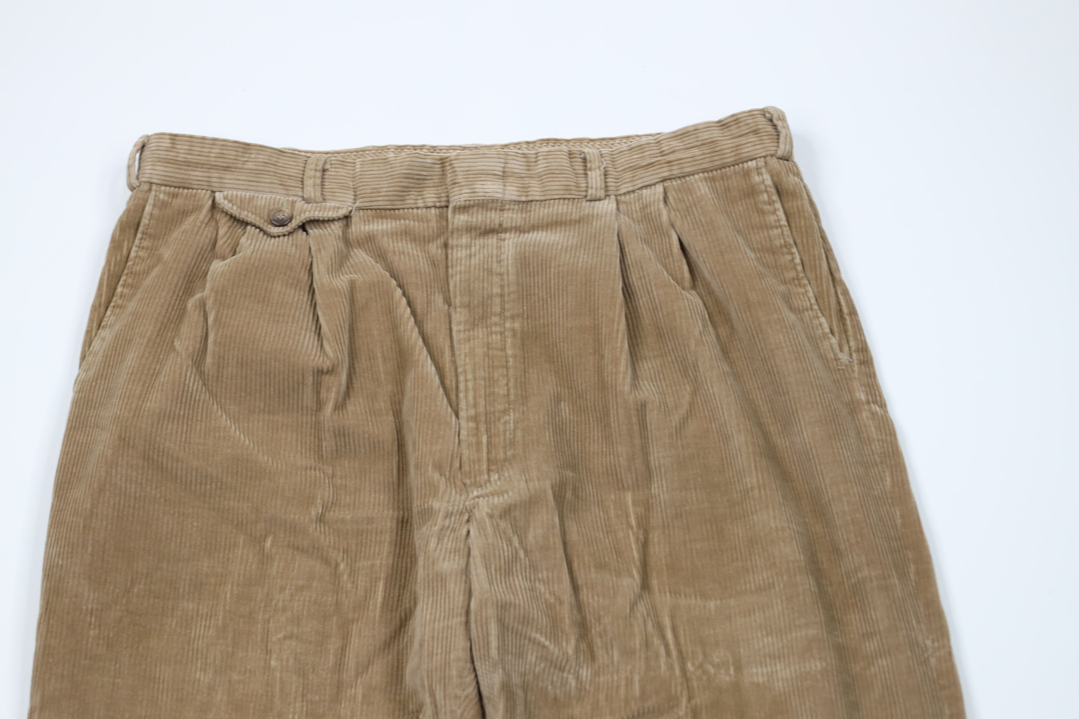 Vintage Vintage 70s OshKosh B'Gosh Wide Leg Corduroy Chino Pants USA Size US 36 / EU 52 - 2 Thumbnail
