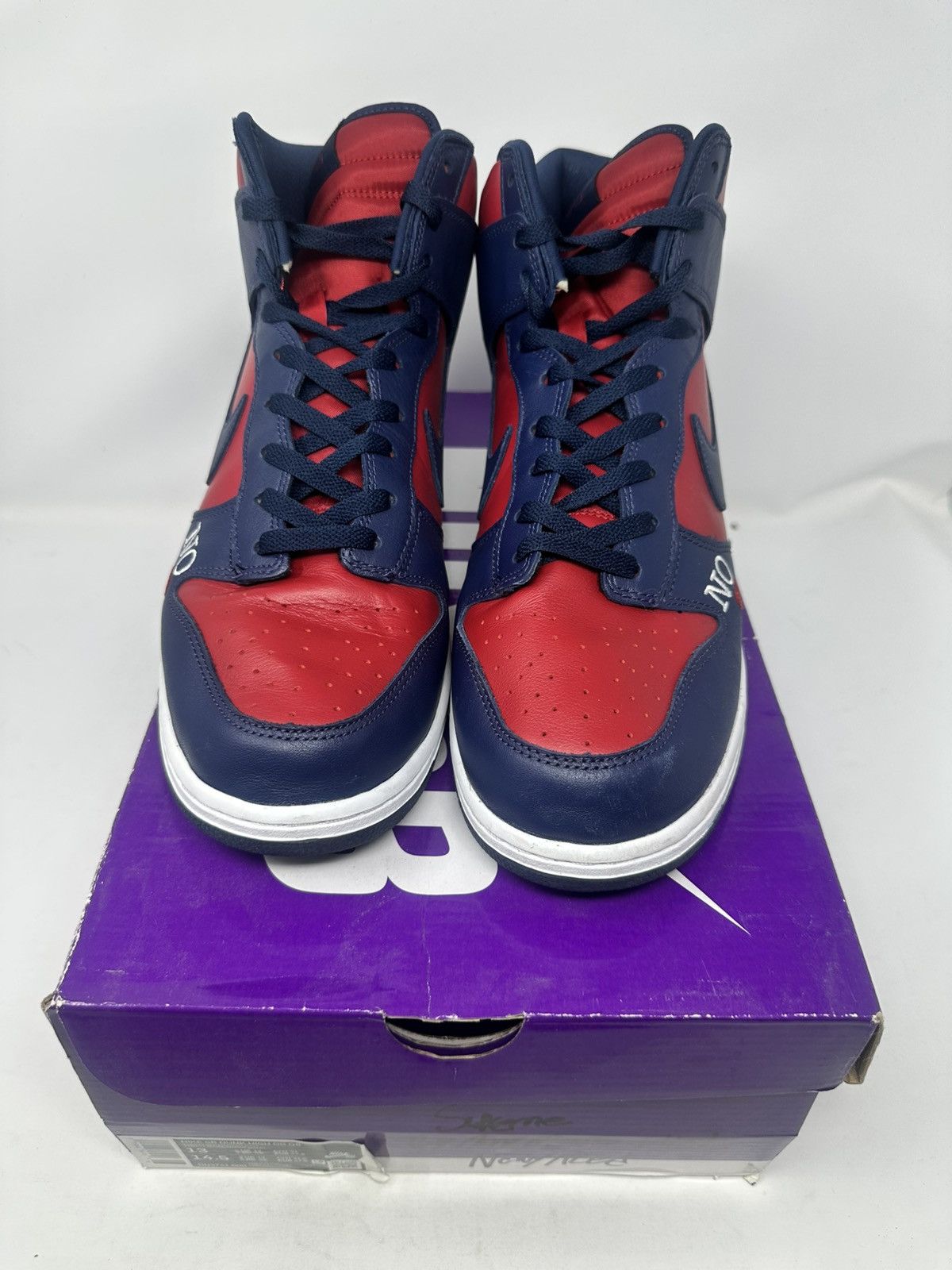 Supreme Supreme Nike SB Dunk High By Any Means Size US 13 / EU 46 - 4 Thumbnail