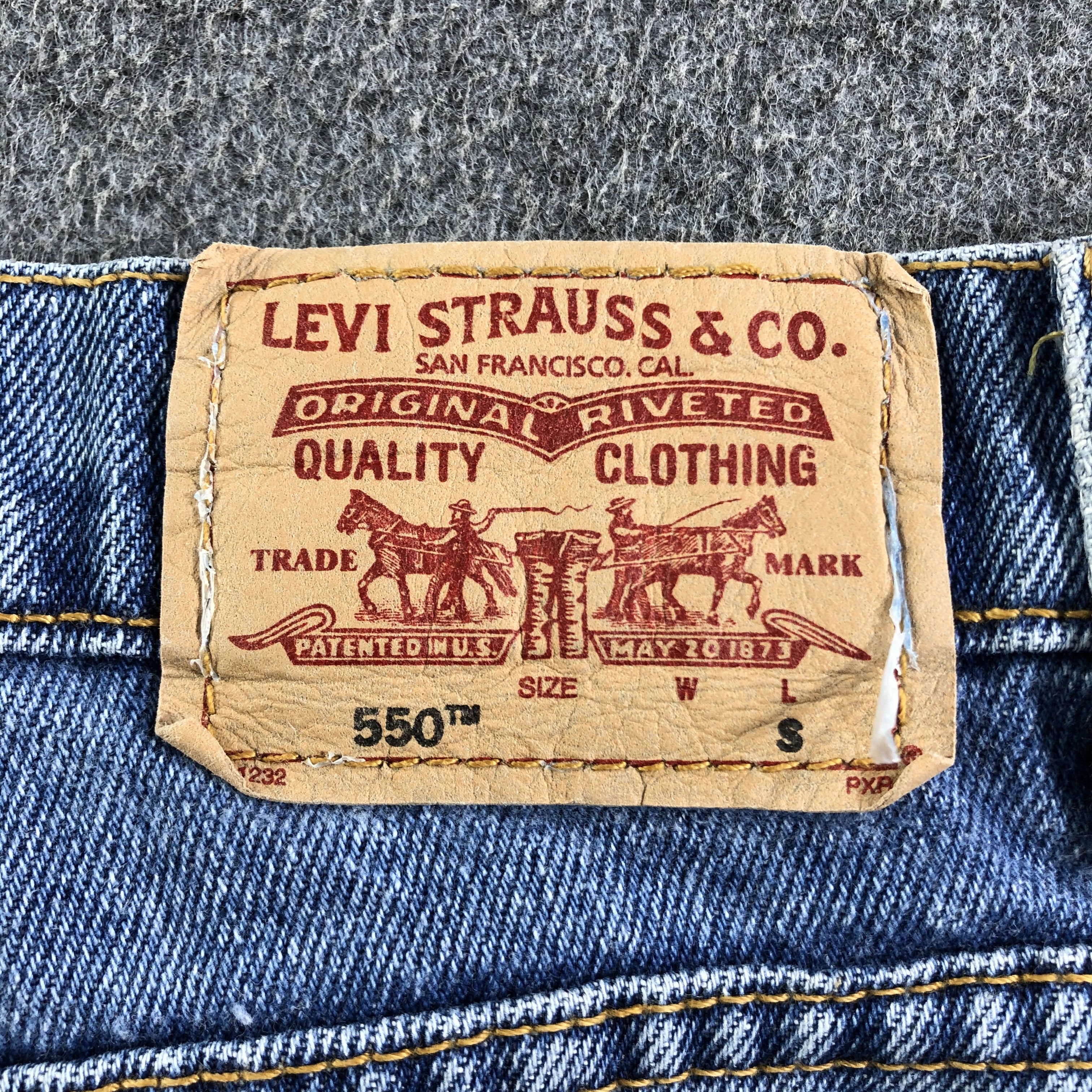 Levi's Vintage Blue Wash Levis 550 Jeans-J3470 Size US 33 - 5 Thumbnail
