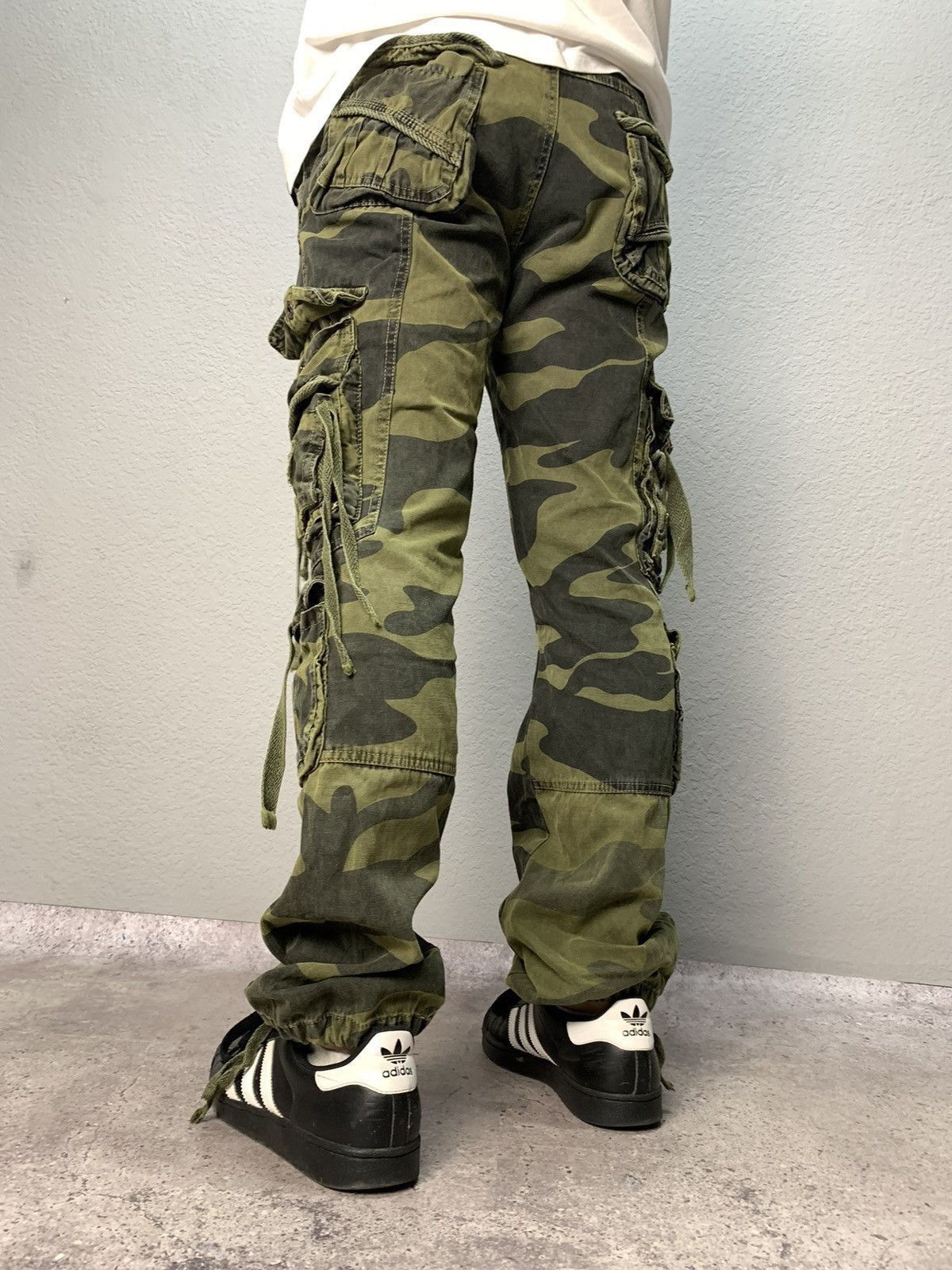 Japanese Brand × Vintage Vintage Junya Watanabe Balenciaga Style Bondage Cargo Pants Size US 32 / EU 48 - 5 Thumbnail