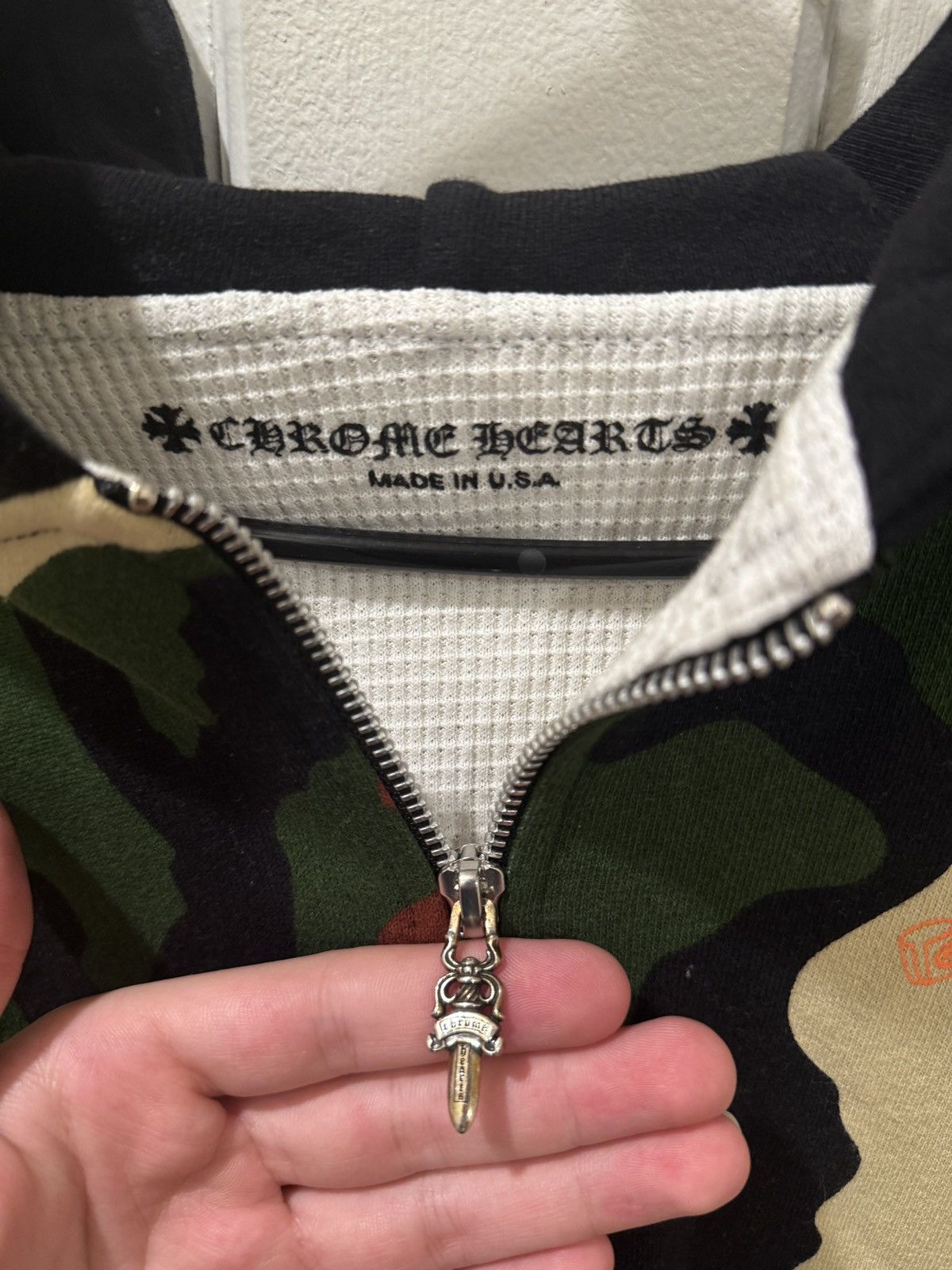 Chrome Hearts × Matty Boy Chrome Hearts Matty Boy Camo Thermal Hoodie Size US M / EU 48-50 / 2 - 5 Thumbnail