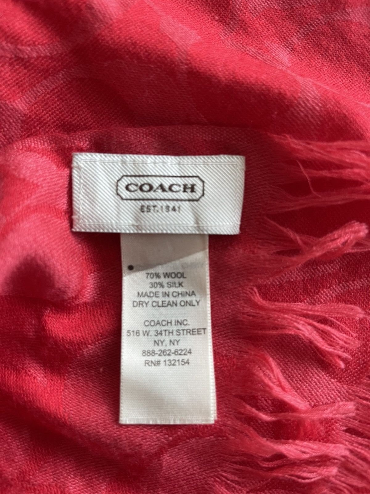Coach Coach Monogram Long Scarf Size ONE SIZE - 2 Thumbnail