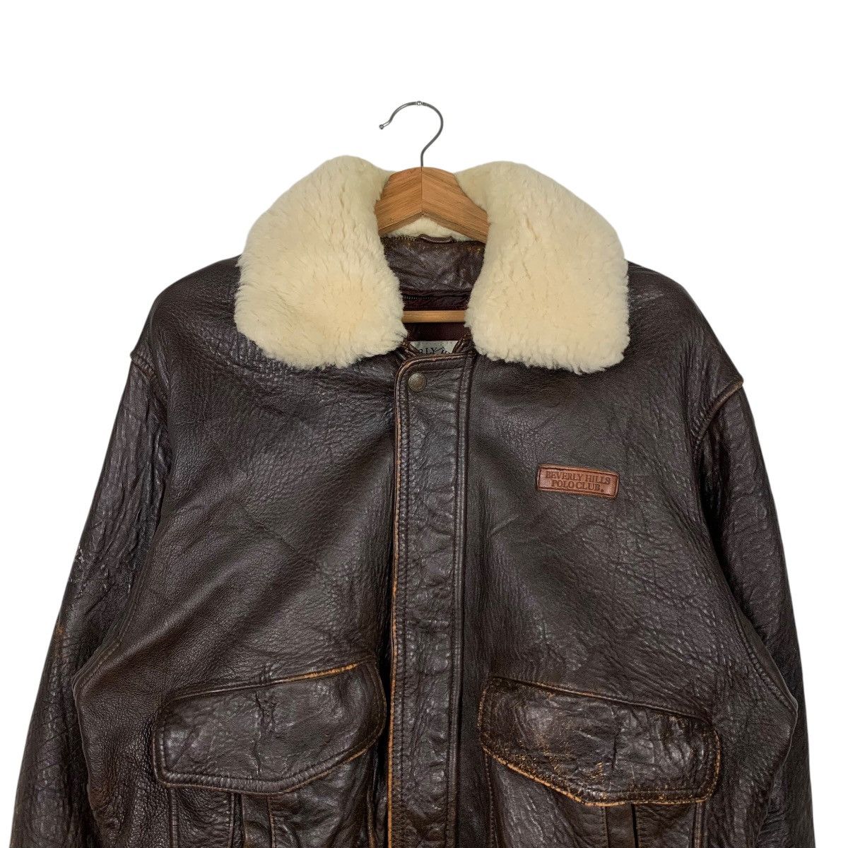 Beverly Hills Polo Club Vintage BEVERLY HILLS POLO CLUB A2 Leather Jacket #2354-C105 Size US M / EU 48-50 / 2 - 2 Thumbnail