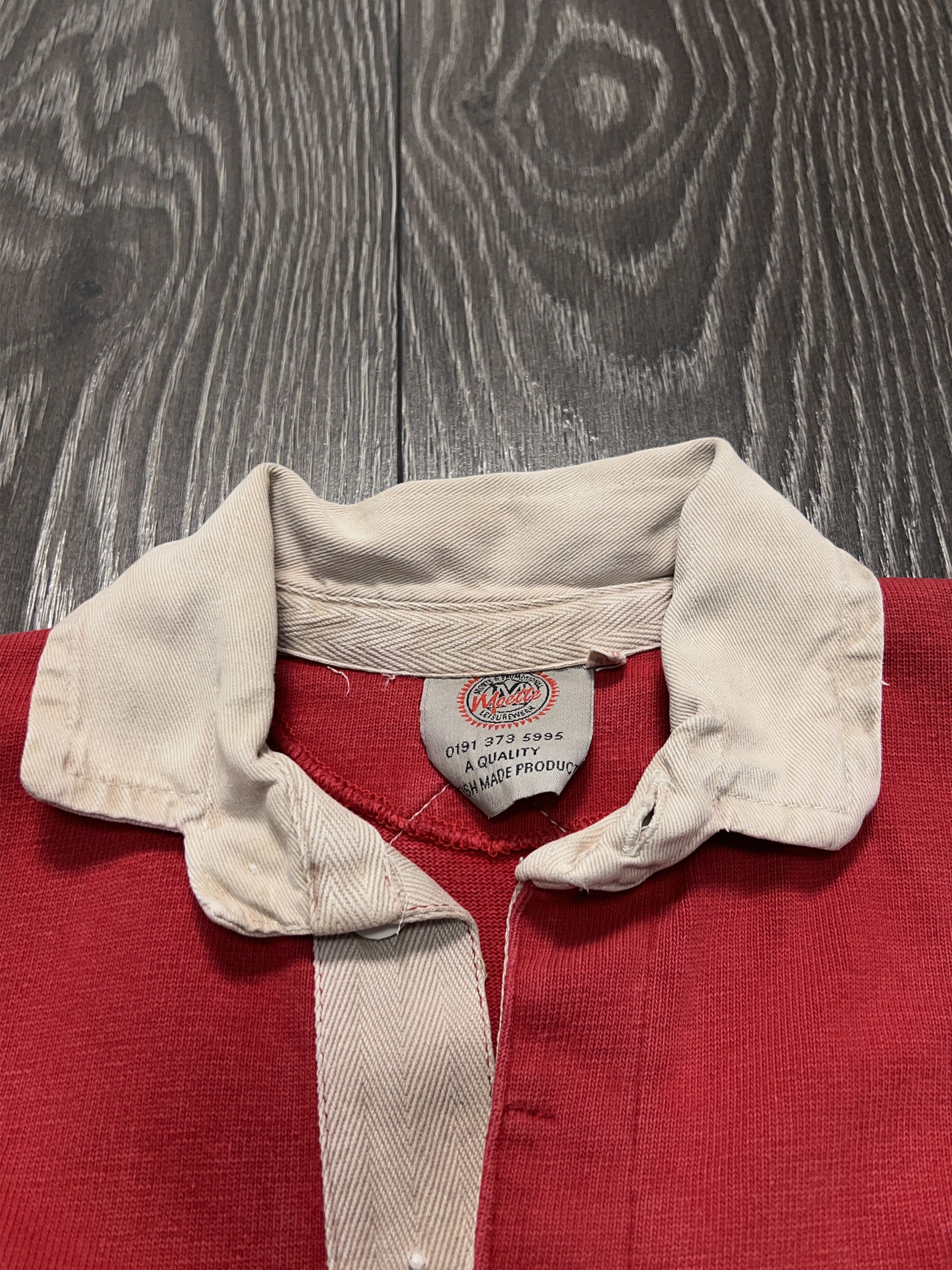 Vintage Blaydon RFC Rugby T Shirt Jersey Red Made in UK Size 40 M Size US M / EU 48-50 / 2 - 3 Thumbnail