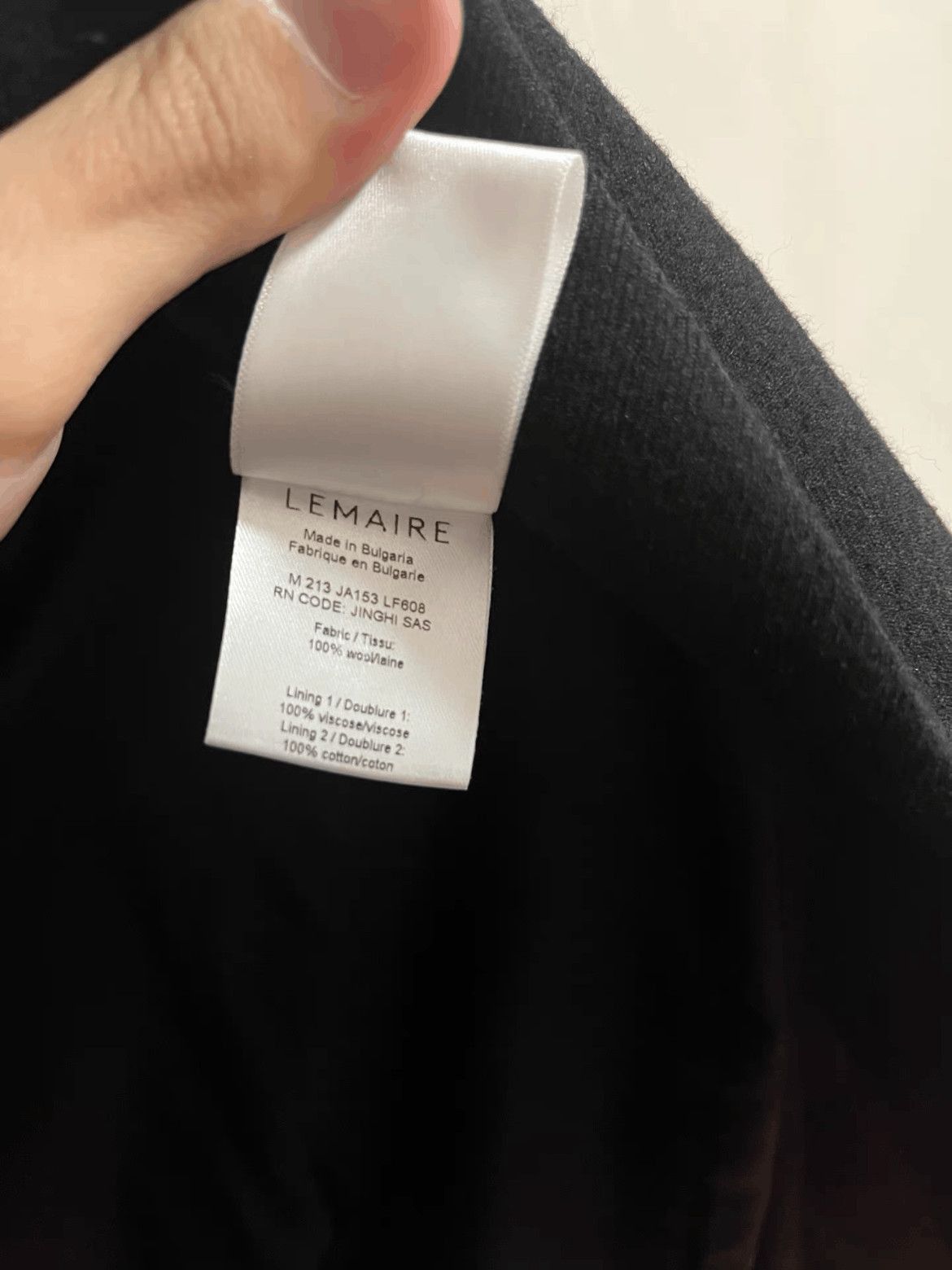 Lemaire Sz 48 Lemaire Classic Wool Jacket-2508 Size US M / EU 48-50 / 2 - 5 Thumbnail