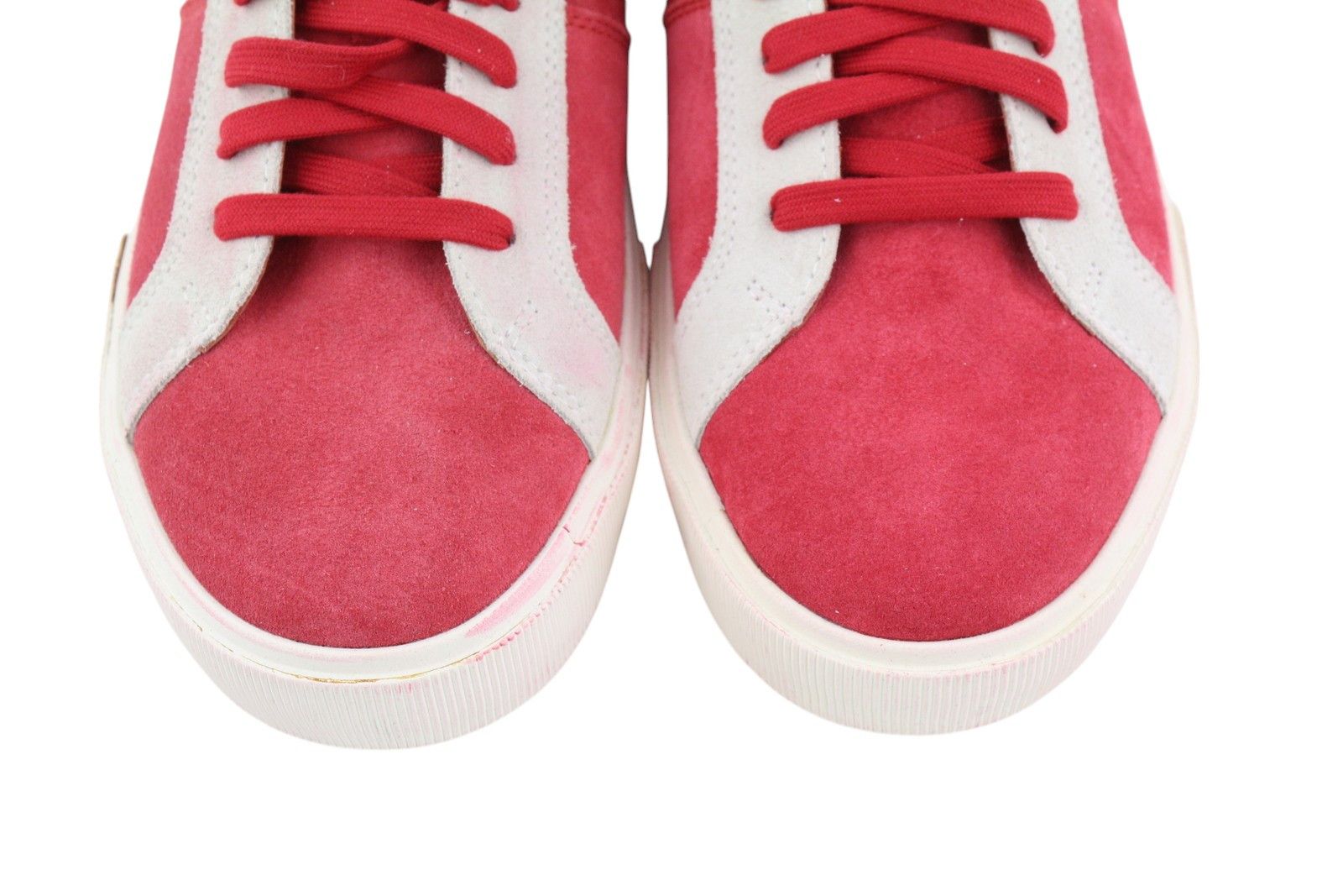 Diesel S-MYDORI LC EU44 Red Suede Leather 41533 Size US 11 / EU 44 - 3 Thumbnail