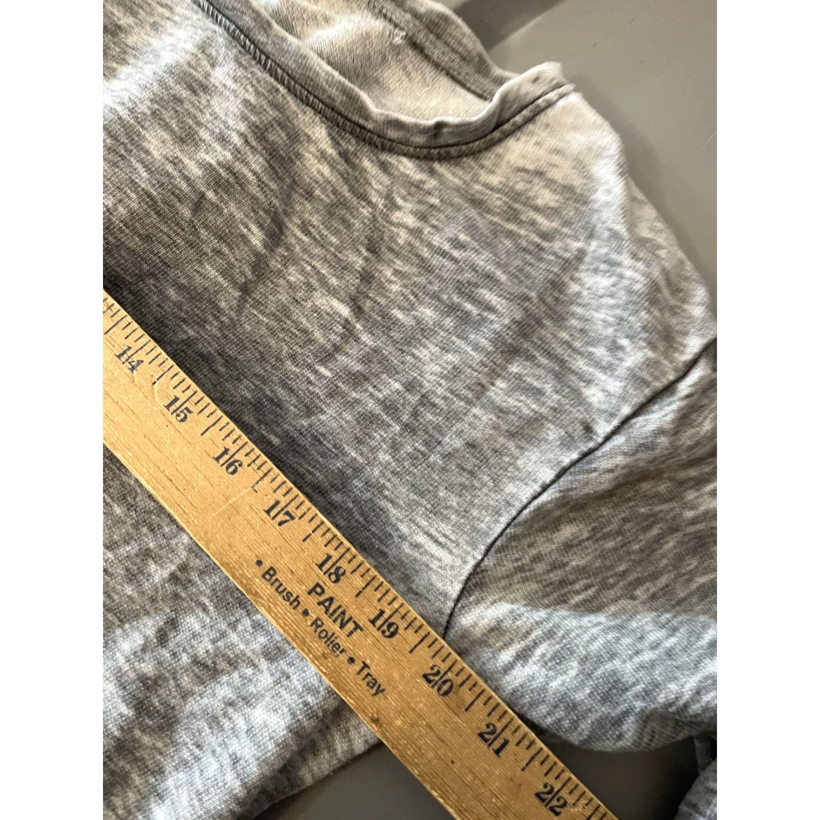 Vintage Jane & Delancey Cotton Blend Long Sleeve Burnout Sweatshirt Size Large Grey Womens Regular Long Sleeve Sweatshirt Size L / US 10 / IT 46 - 5 Thumbnail