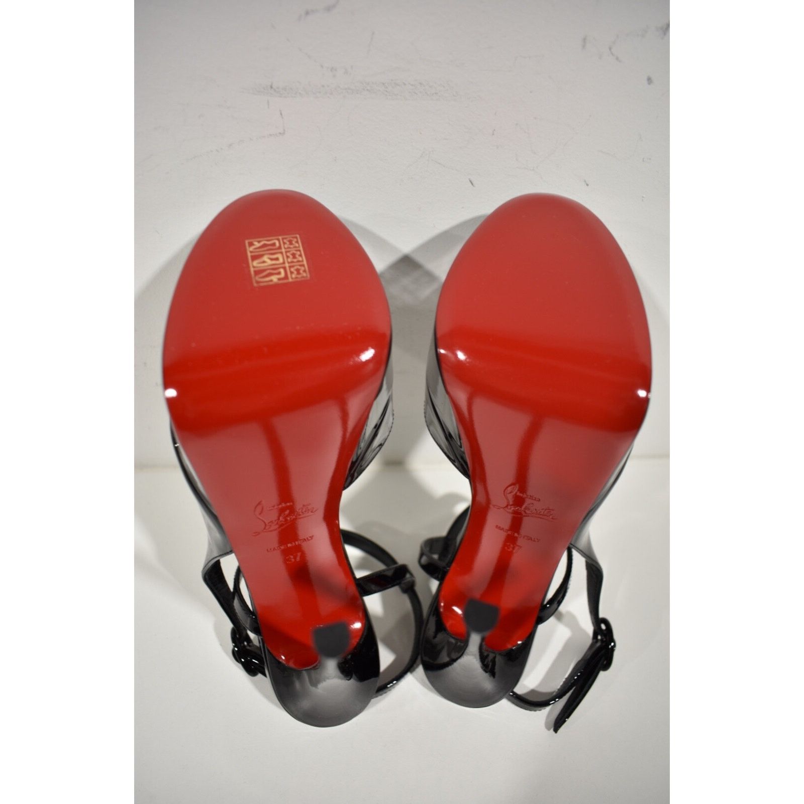 Christian Louboutin So Jenlove Alta 150 Black Platform Sandal Heel Pump 37 Size US 7 / IT 37 - 12 Thumbnail