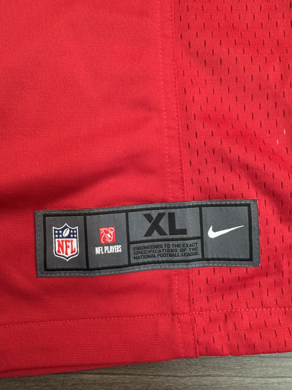 Nike San Francisco 49ers Trey Lance 5 NFL Factory Misprint Jersey Size US XL / EU 56 / 4 - 2 Thumbnail