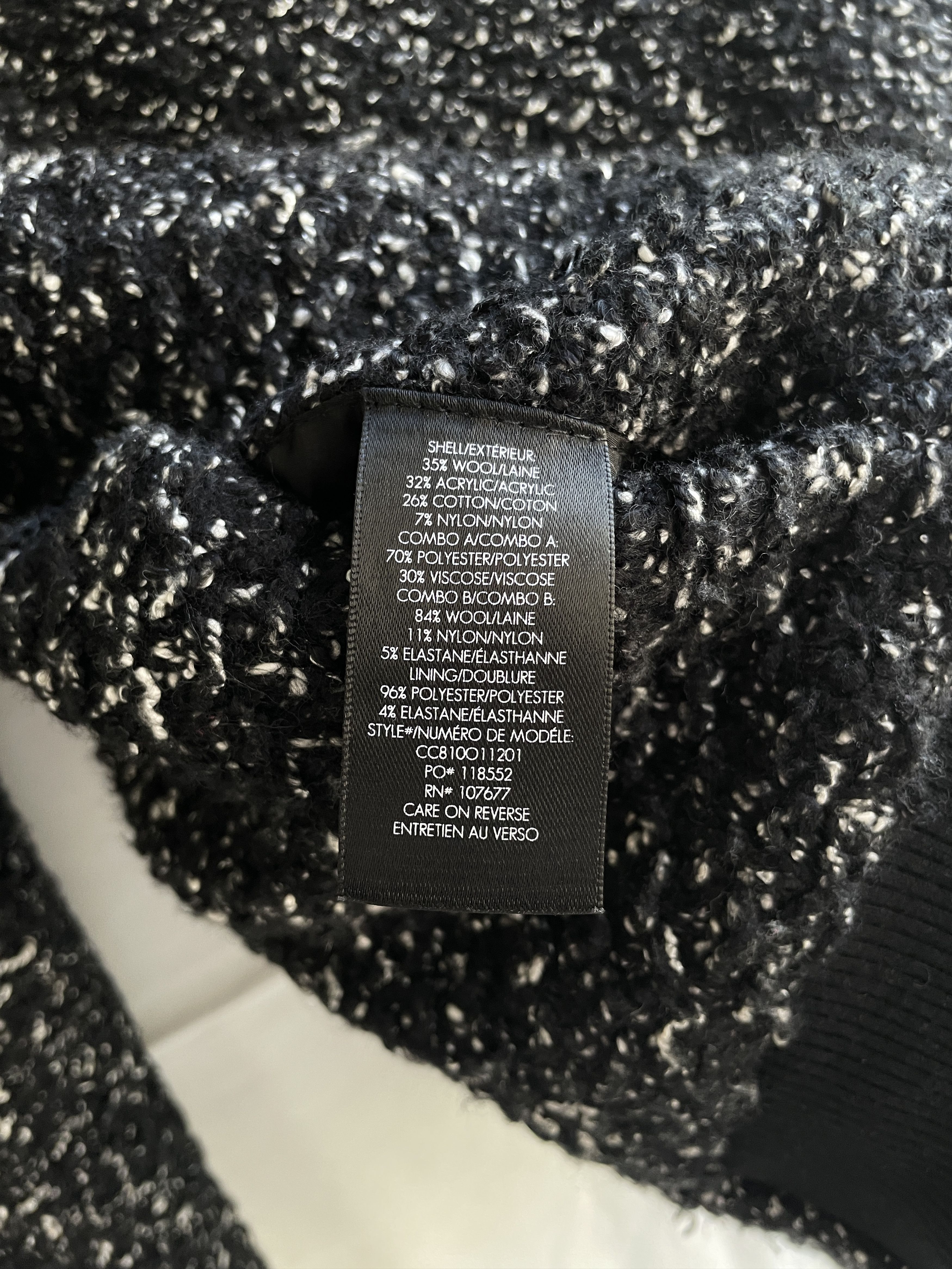 Alice + Olivia Alice + Olivia Lonnie Reversible Boucle Plaid Bomber Jacket Size M / US 6-8 / IT 42-44 - 12 Thumbnail