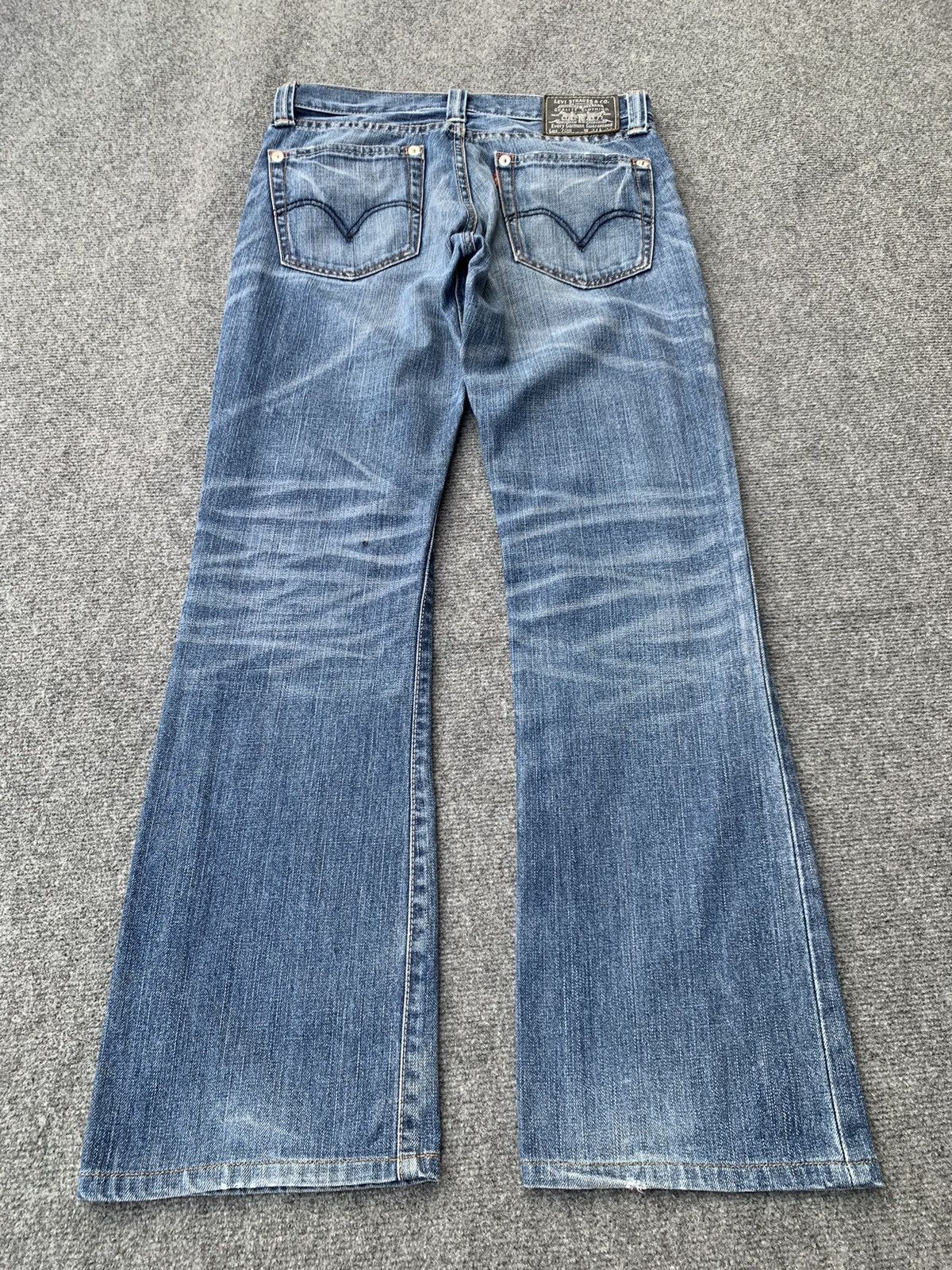 Levi's Levi’s 708 Flare Jeans Light Wash | Men’s Vintage Denim Size US 31 - 7 Thumbnail