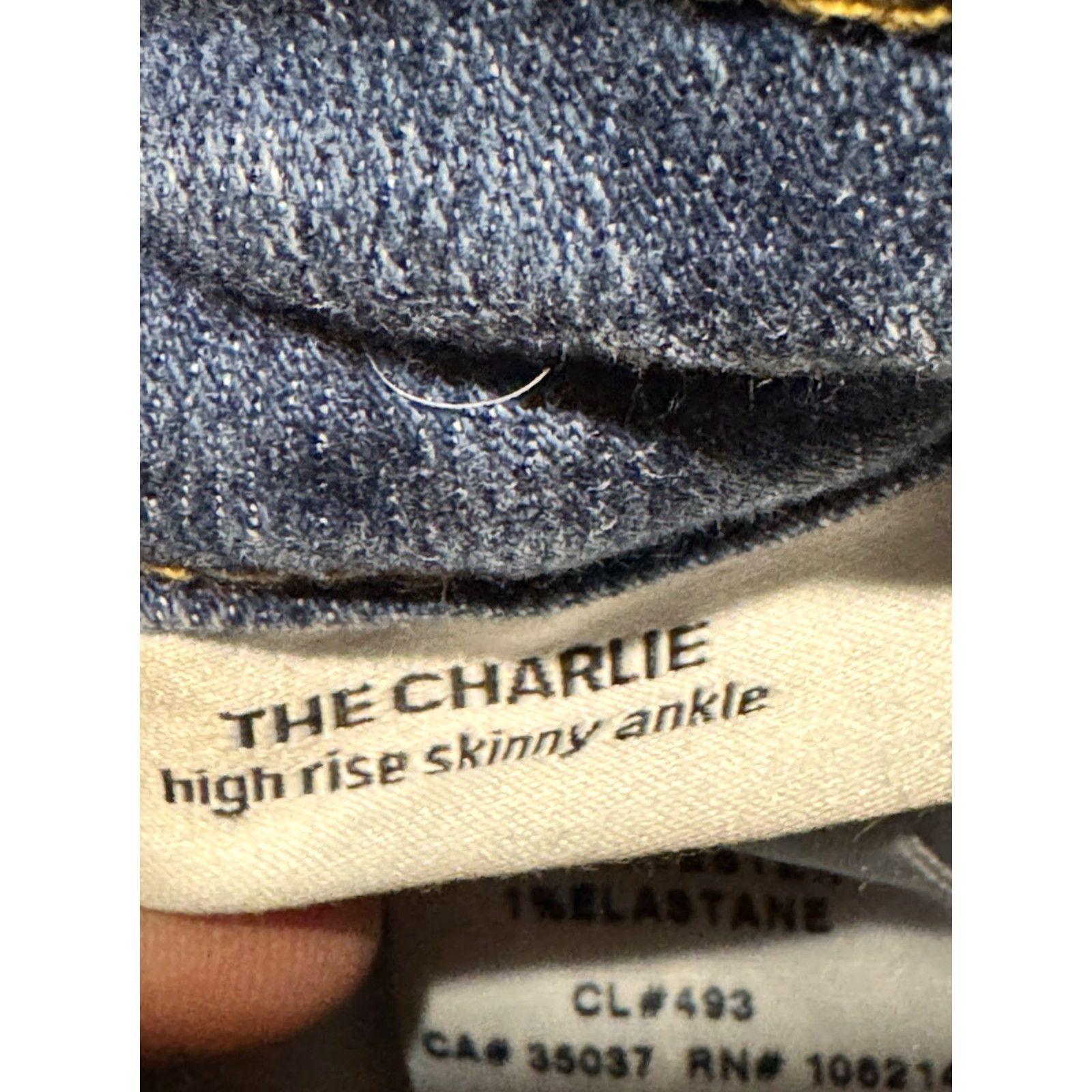 Vintage Joes Jeans Womens 25 Charlie High Rise Skinny Ankle Distressed Chic Streetwear Jeans Size 42" / US 20 - 7 Thumbnail