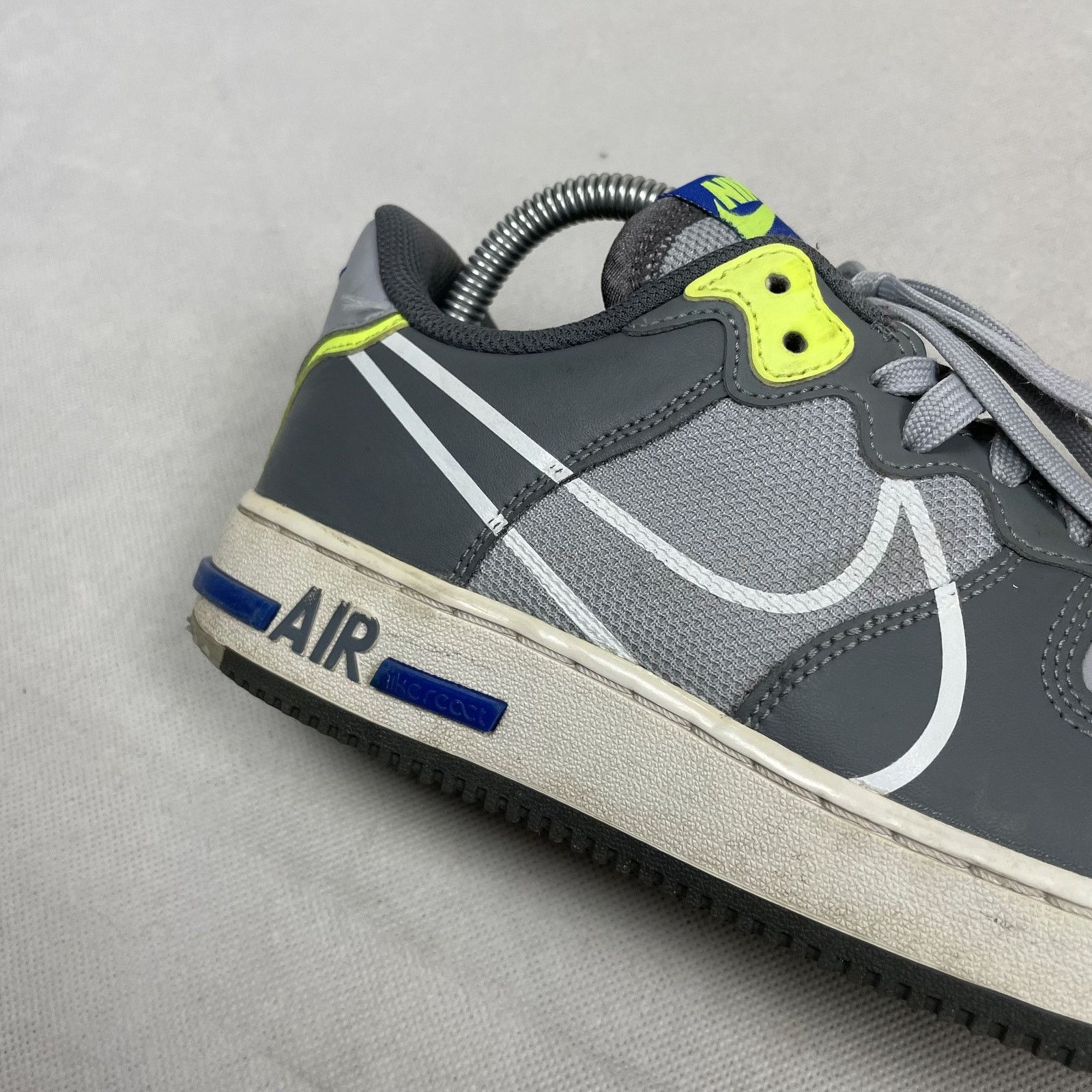 Nike Nike Air Force 1 React CD6960-002 Wolf Gray White Shoes 6.5 Size US 6.5 / EU 39-40 - 6 Thumbnail