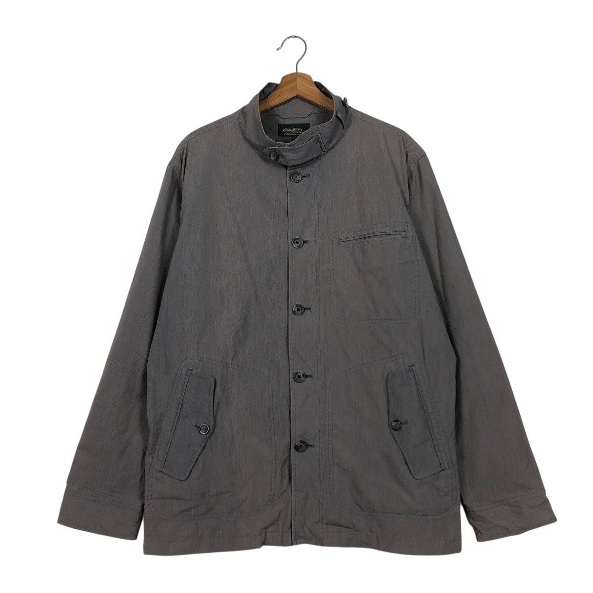 Japanese Brand 📌Vintage Chore Work Jacket Eddie Baeur Issey Miyake Size US L / EU 52-54 / 3 - 2 Thumbnail