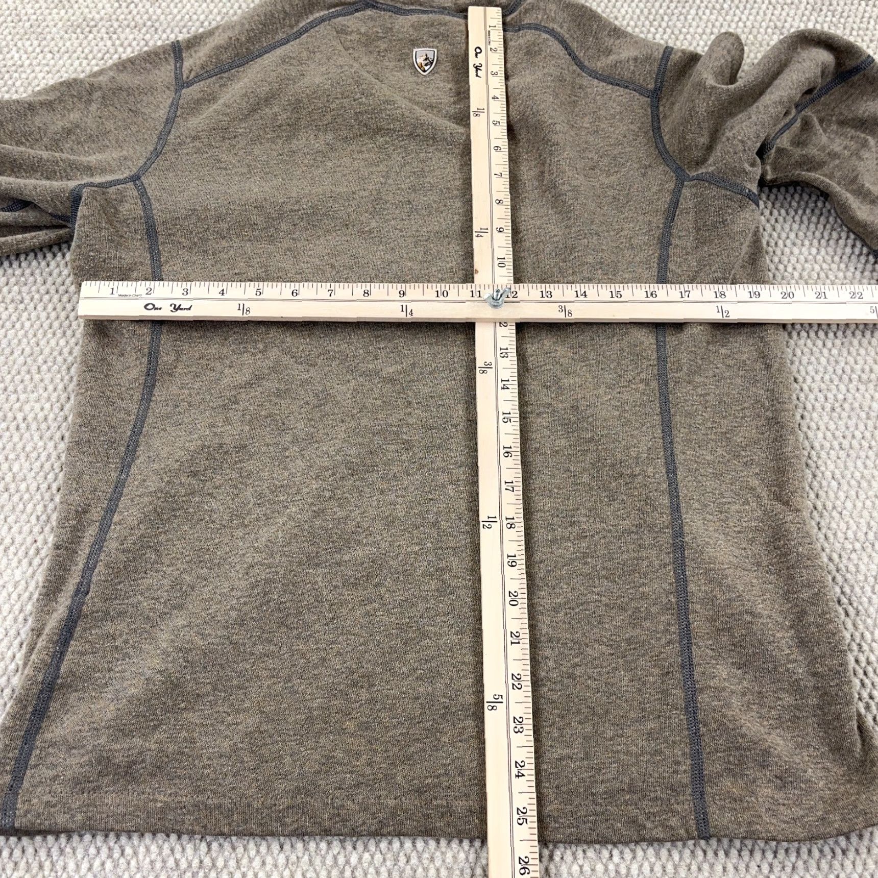 Vintage Kuhl Sweater Men Medium Brown Kashmira 1/4 Zip Pullover Hiking Outdoor Adult Size US M / EU 48-50 / 2 - 7 Thumbnail