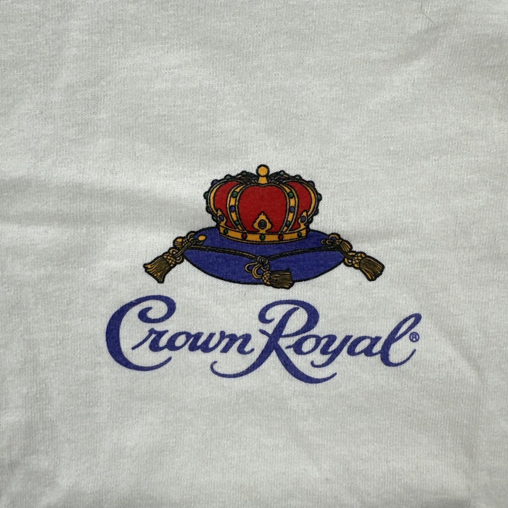 Gildan VINTAGE Gildan Shirt Crown Royal Alcohol Promo Logo Tee Men’s Large White 90s USA Mens Size US L / EU 52-54 / 3 - 6 Thumbnail