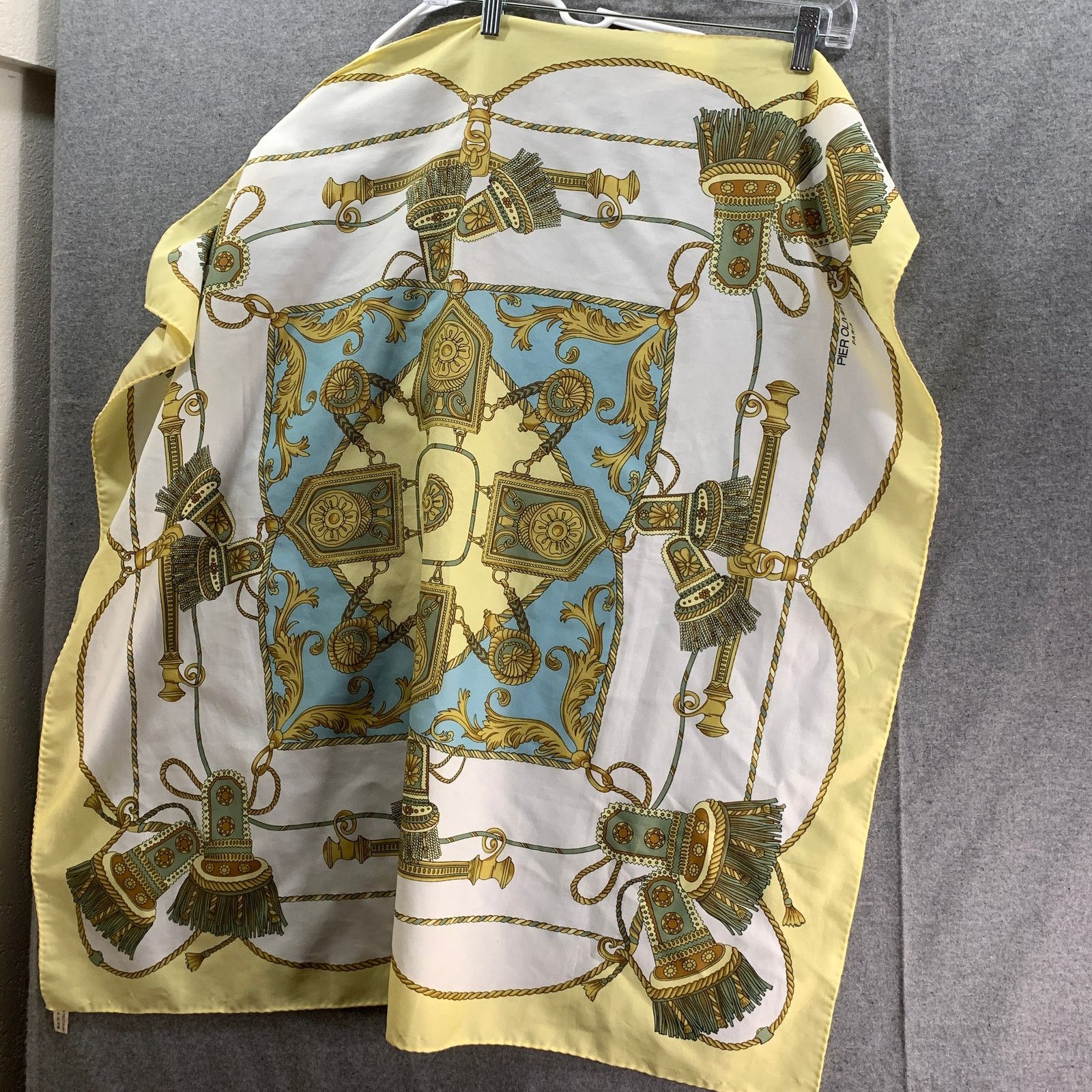 Other Pier Olivier Paris Yellow Scarf 100% Polyester Size ONE SIZE - 1 Thumbnail