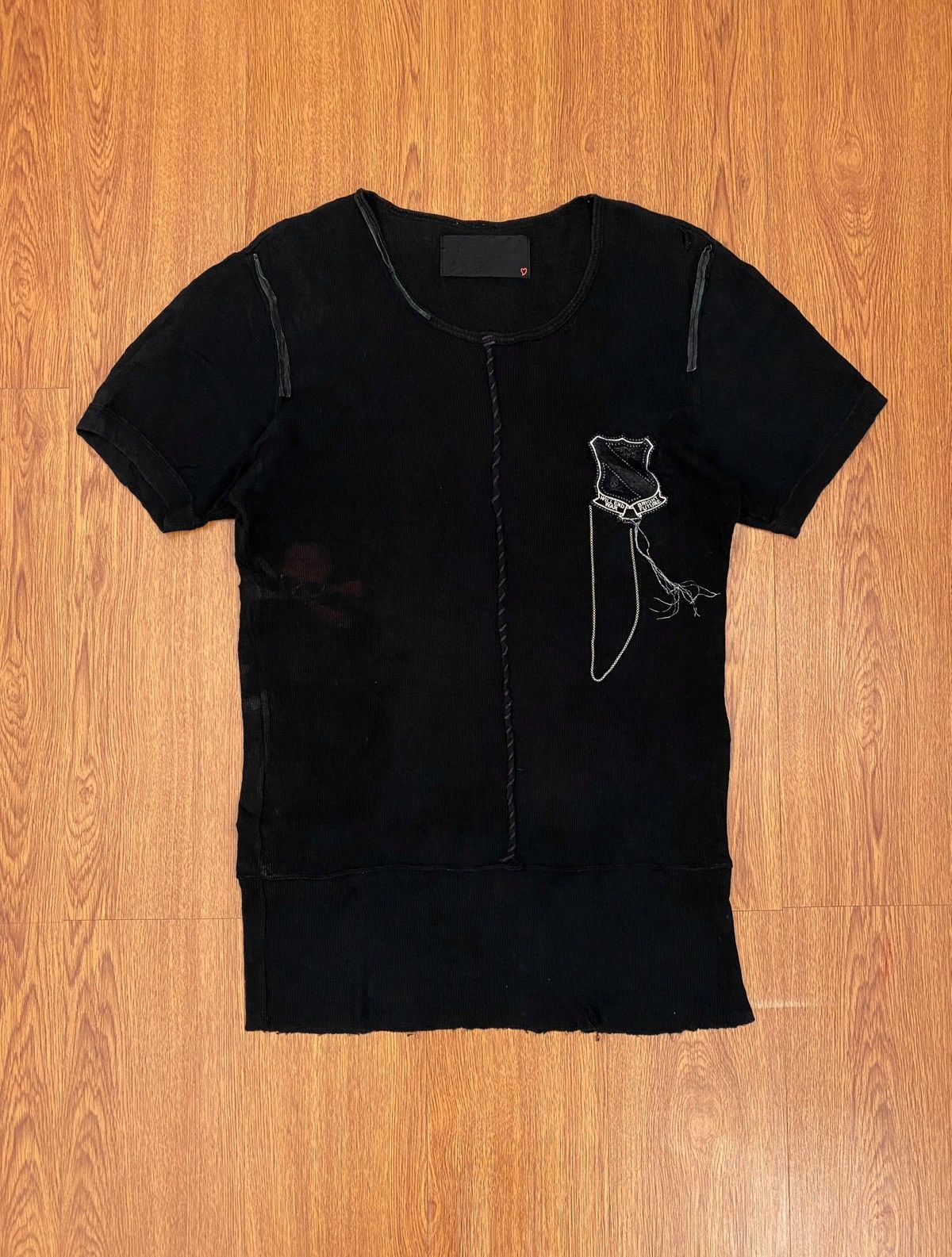 If Six Was Nine Roen skull punk knit t-shirt Size US M / EU 48-50 / 2 - 1 Thumbnail