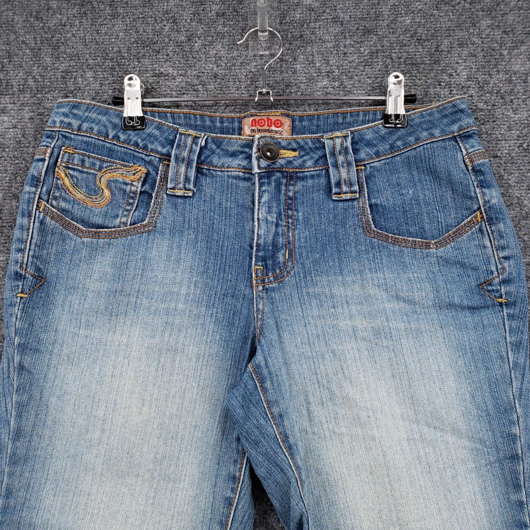 Vintage VINTAGE No Boundaries Bermuda Shorts Women Juniors 11 Mid Rise Denim Blue 90s Bermuda Shorts Mens Womens Boys Girls Size 32" / US 10 / IT 46 - 3 Thumbnail