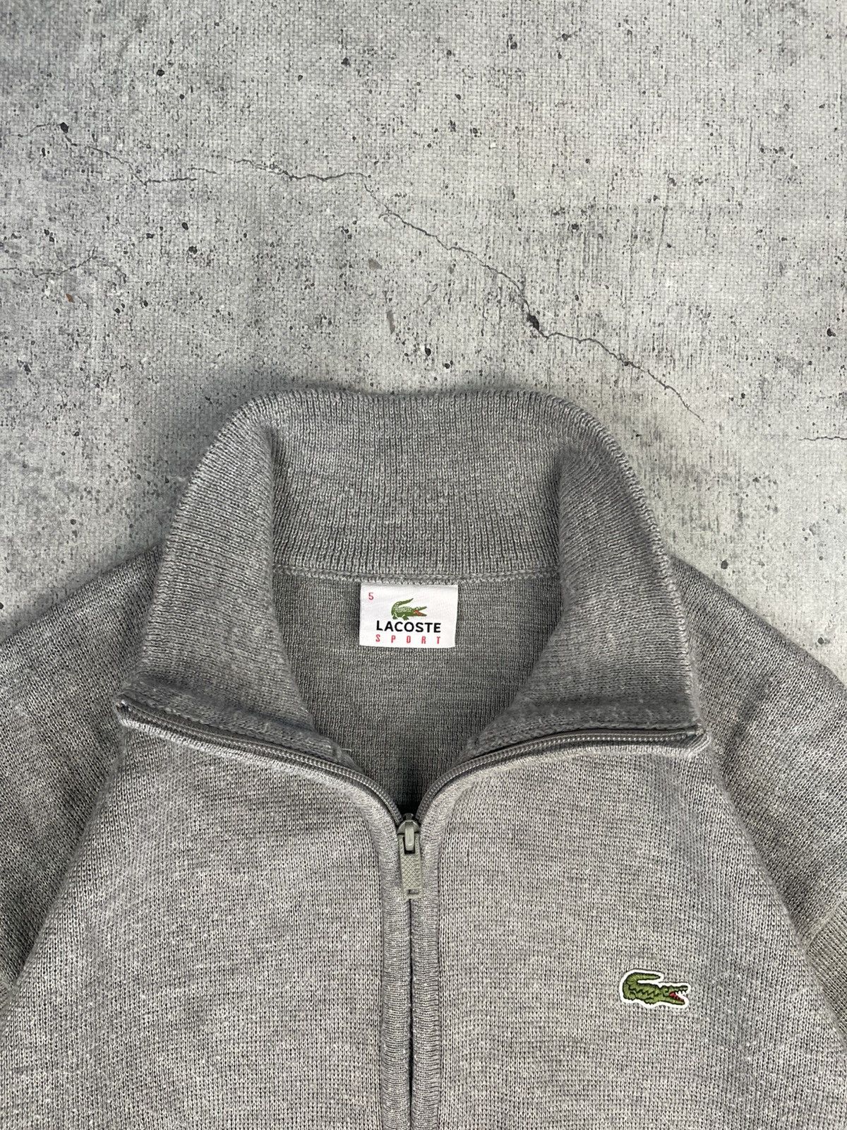 Lacoste VINTAGE Y2K LACOSTE ZIP UP KNITTED SWEATER SWEATSHIRT Size US M / EU 48-50 / 2 - 2 Thumbnail