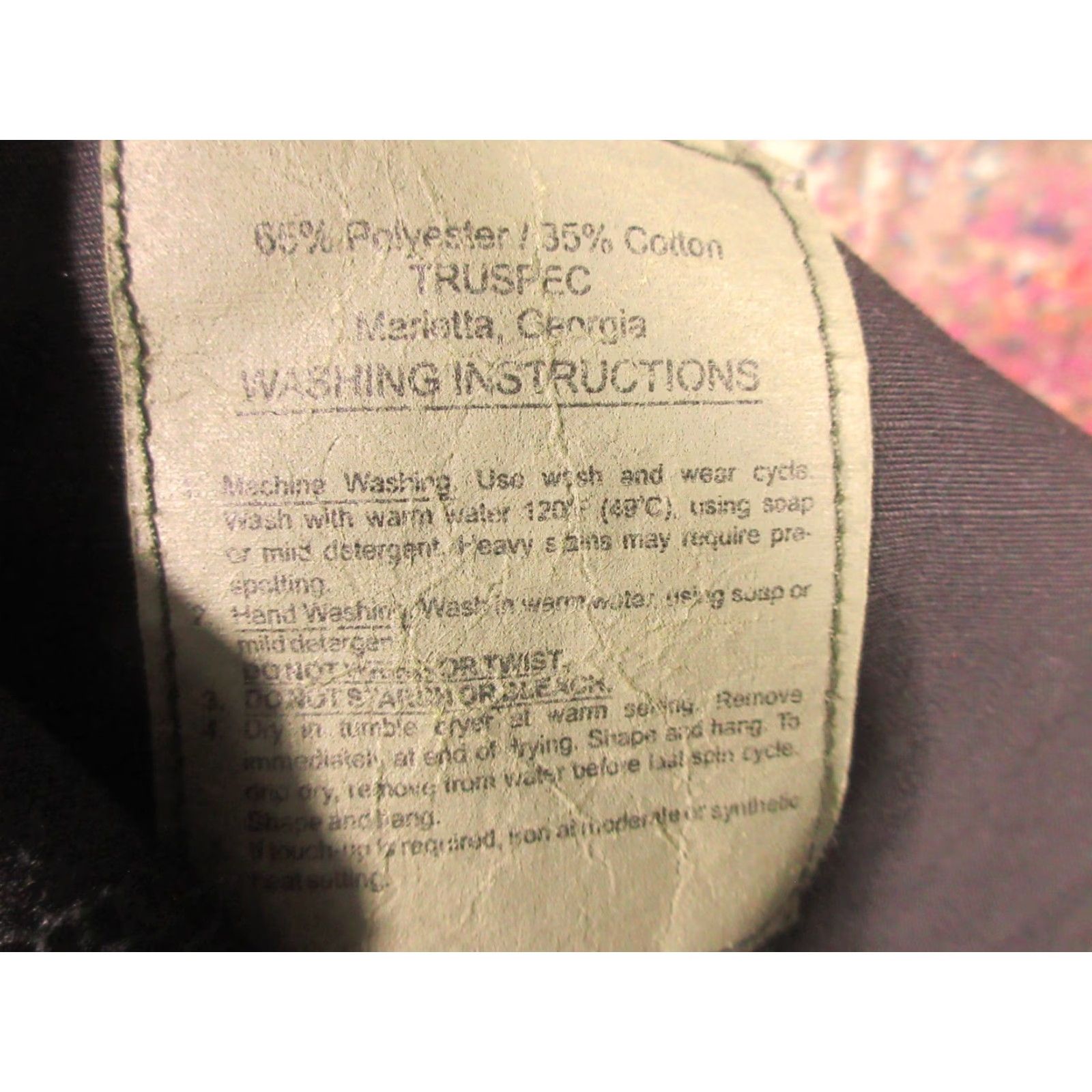 Vintage Tru Spec Cargo Pants Mens Black Tactical Rip Stop Adjustable Waist Cargo Pocket Cargo Pants Regular Tapered USA Army 36 in Black Hands Mens Size US 36 / EU 52 - 5 Thumbnail