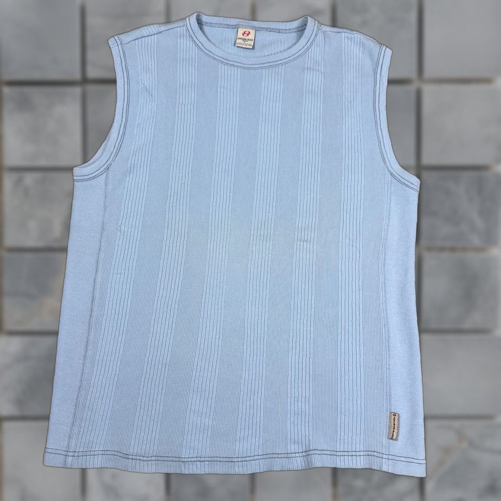 Anchor Blue VINTAGE Anchor Blue Shirt Adult L Blue Sleeveless Knit Casual Vest Size US L / EU 52-54 / 3 - 1 Thumbnail