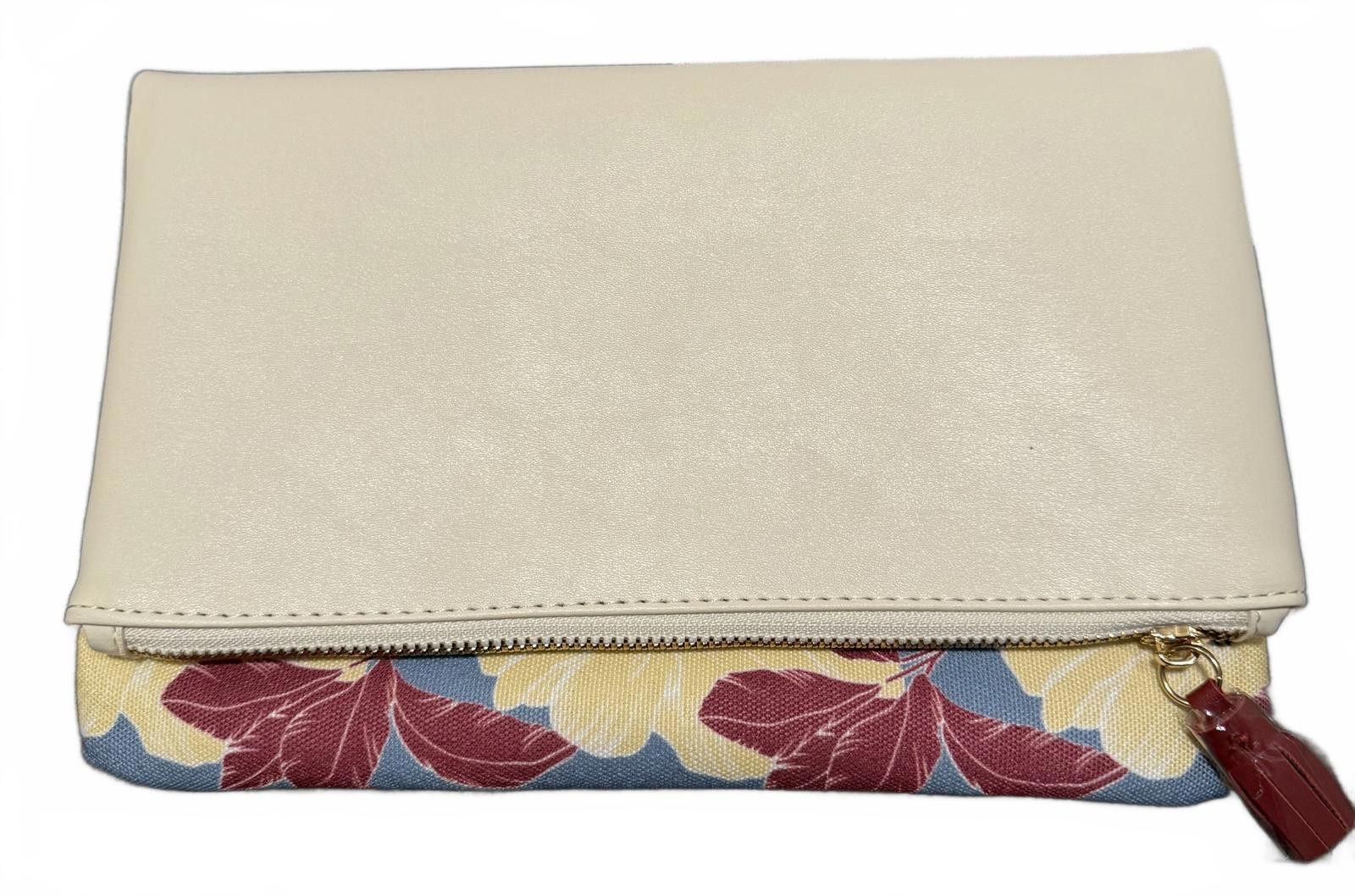 Rachel Pally NWOT Fold-over Reversible Cluth-Cream & Floral Size ONE SIZE - 2 Thumbnail