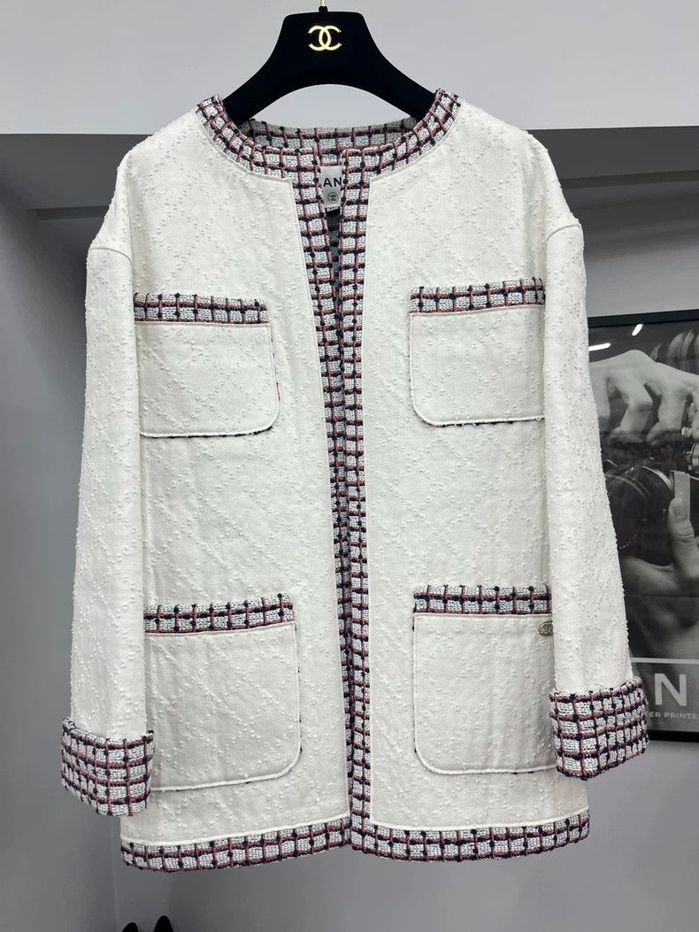 Chanel Chanel Colorful rolled-edged white four-pocket tannin deni Size XXS / US 00 / IT 34 - 1 Thumbnail