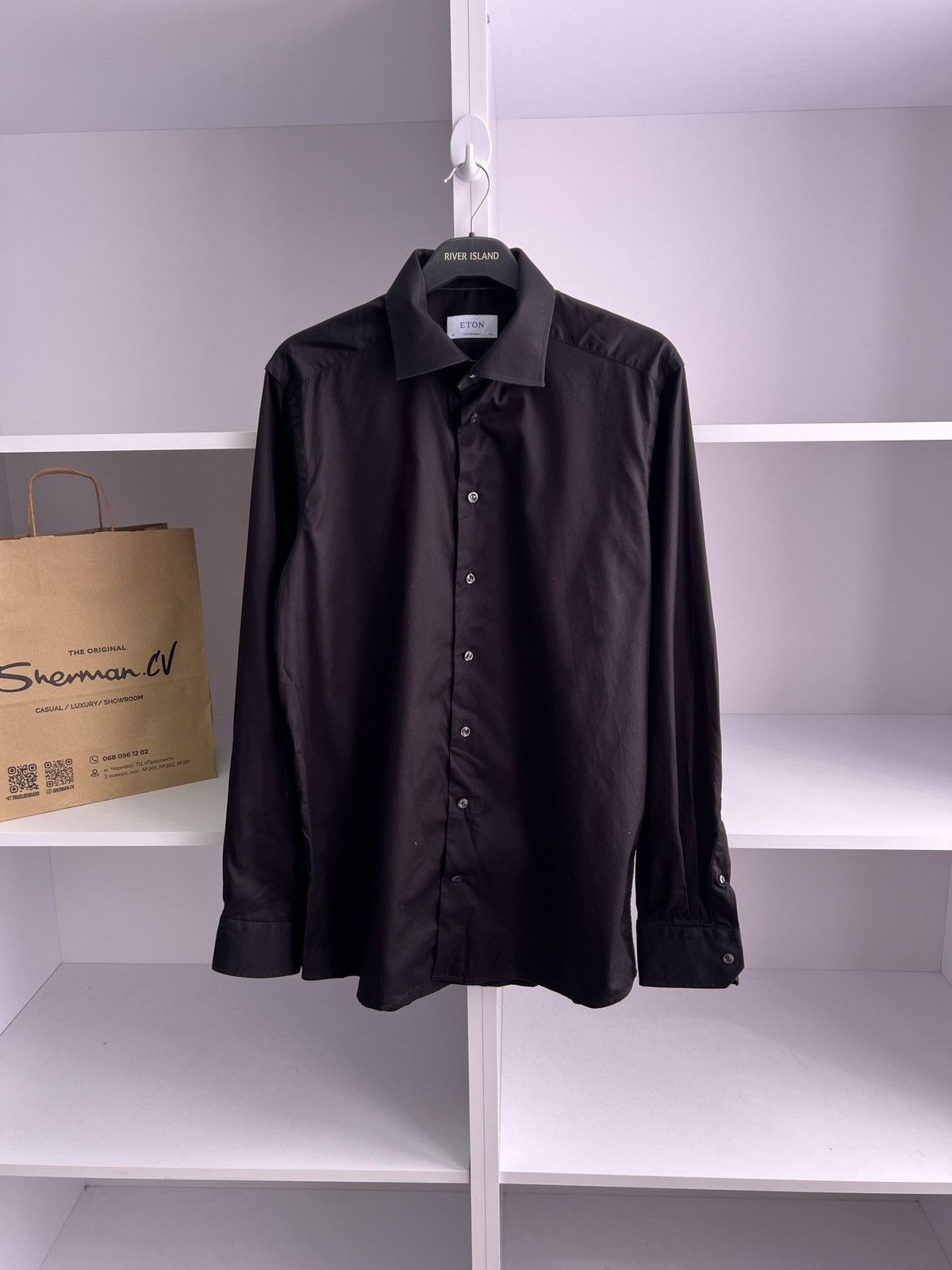 Eton × Vintage Vintage Eton Luxury Button Up Shirt Size US M / EU 48-50 / 2 - 1 Thumbnail