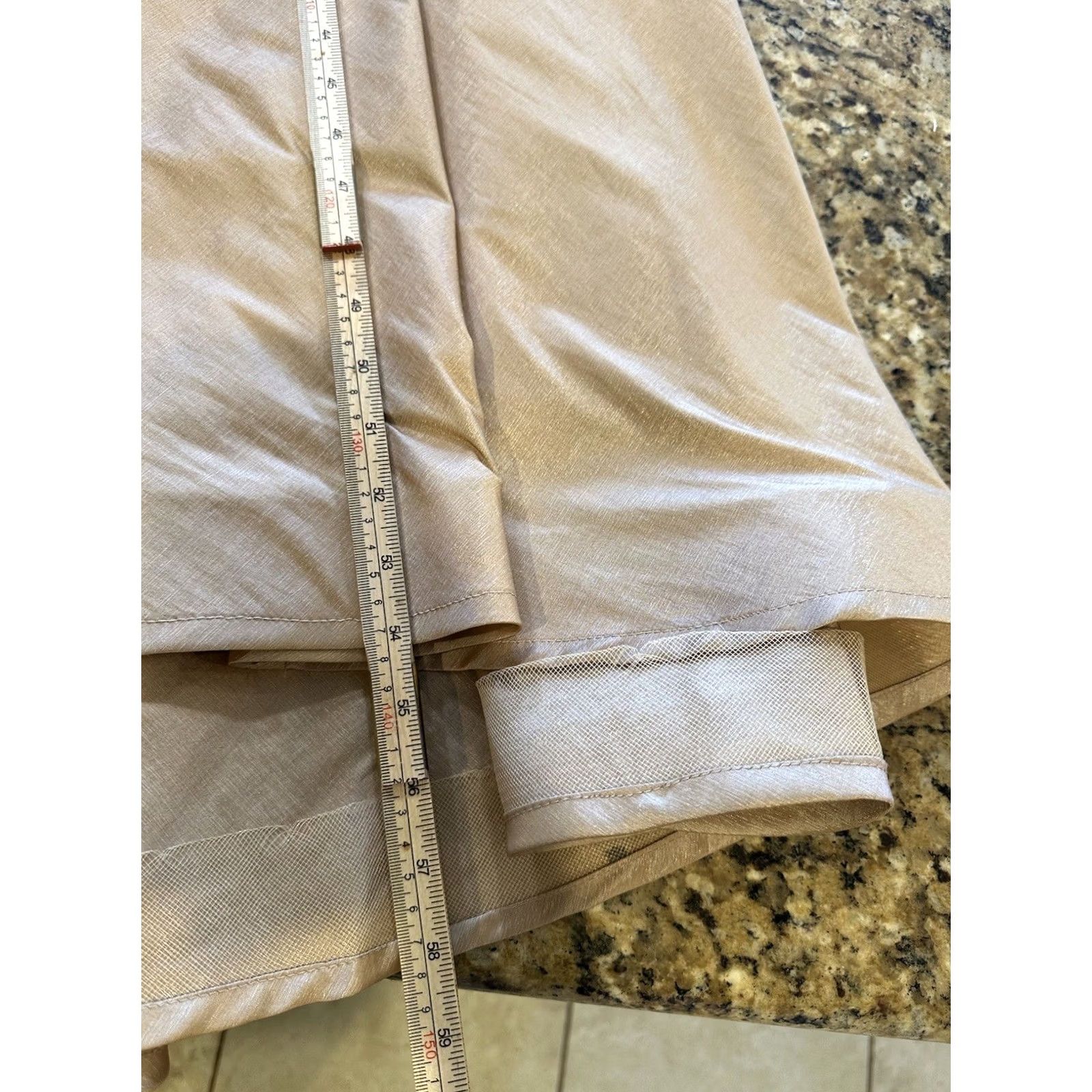 Vintage VINTAGE Bicici & Coty Women’s Beige Formal Dress Maxi Ball Gown Long 3XL with Shawl Womens Size XXL / US 16-18 / IT 52-54 - 6 Thumbnail