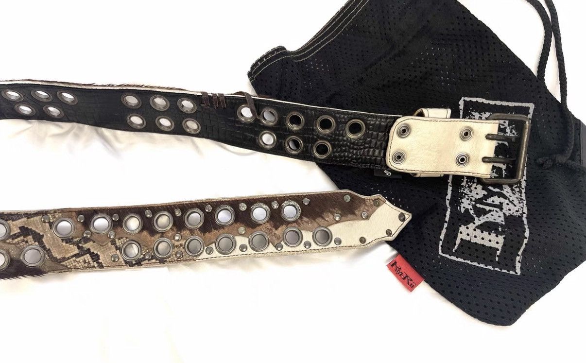 KMRii kmrii snake skin leather belt Size 32 - 5 Thumbnail