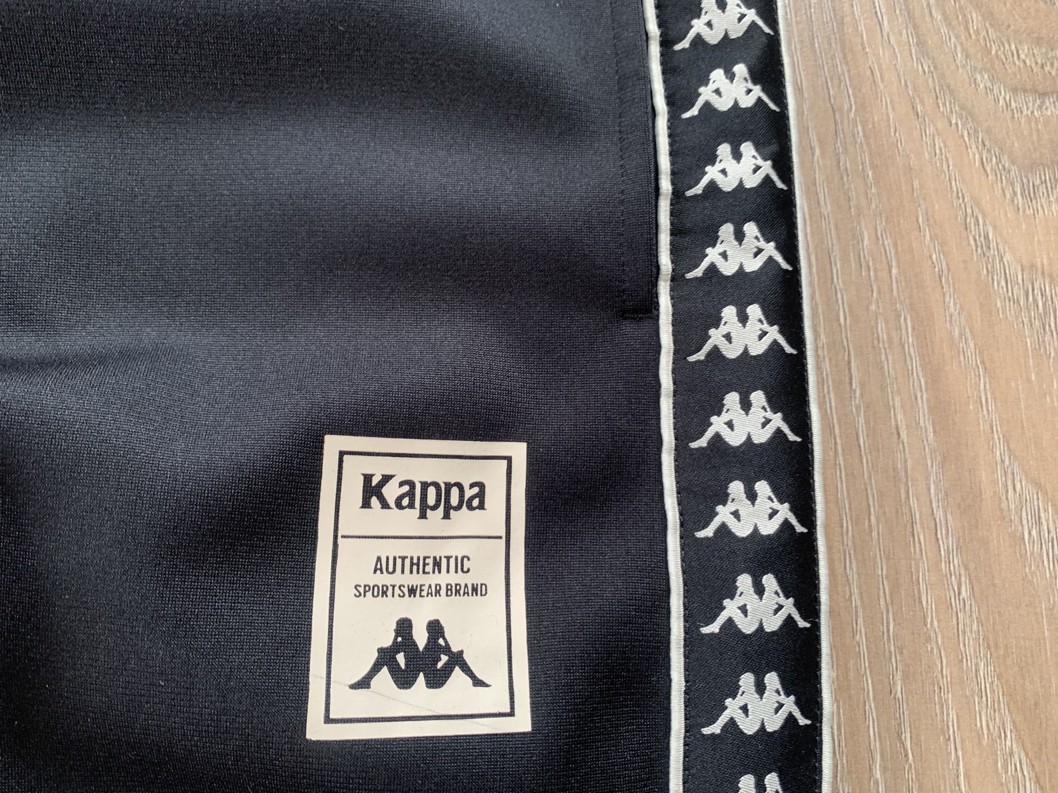 Kappa Youth Kappa Black Lampas Sweatpants Track Pants Size US 26 / EU 42 - 5 Thumbnail