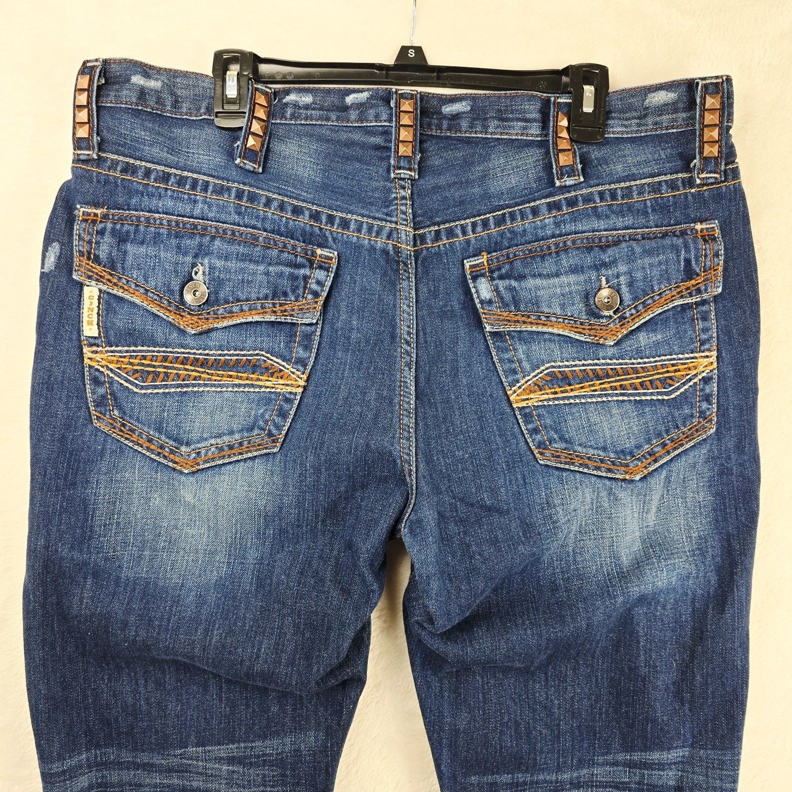 CINCH Cinch Jace Jeans Men's Fits 38x31 Distressed Flap Pockets Size US 38 / EU 54 - 9 Thumbnail