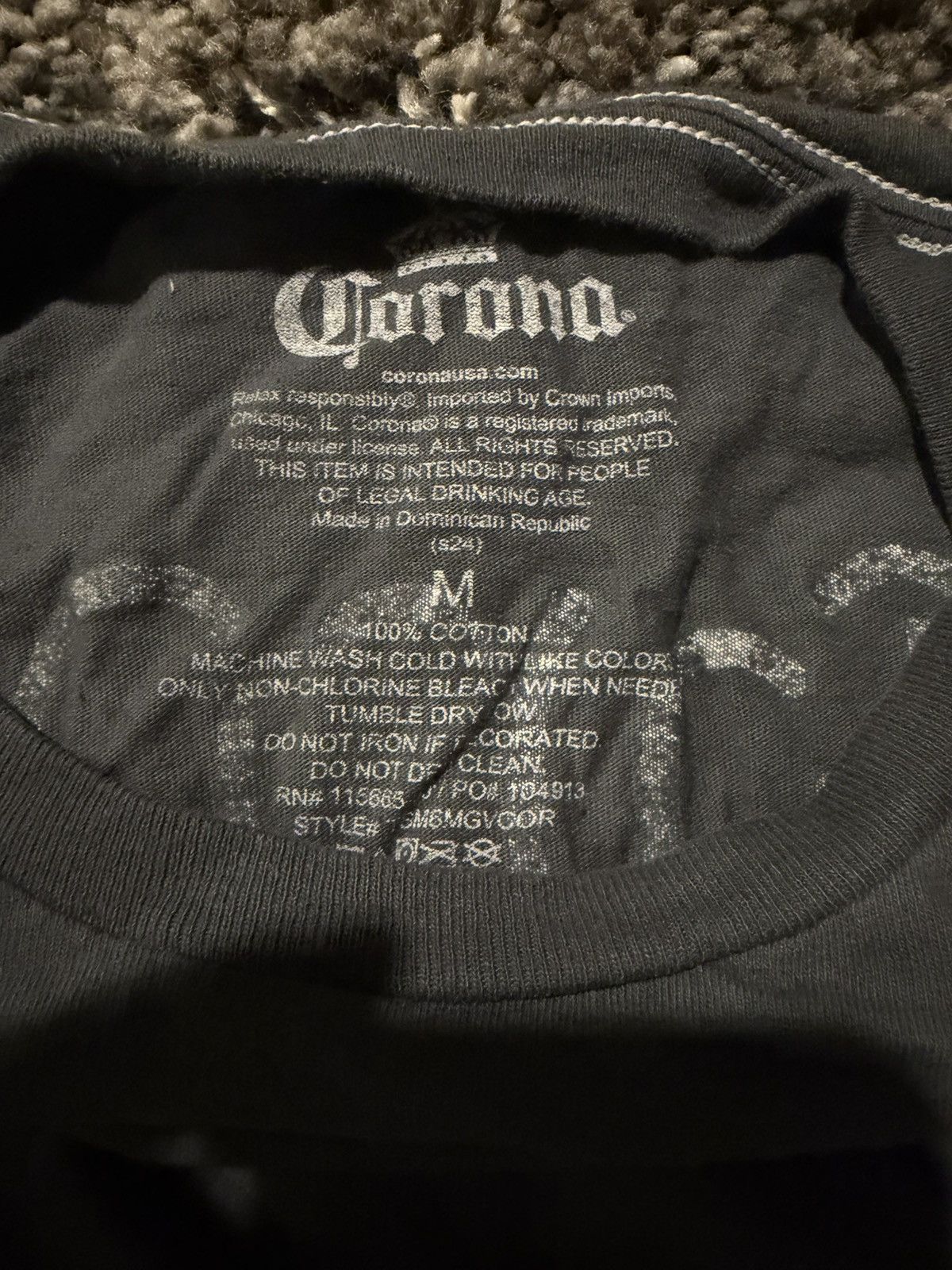 Other Corona Extra black t-shirt Size US M / EU 48-50 / 2 - 3 Thumbnail
