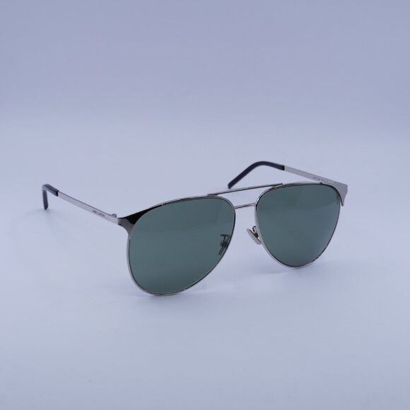 Saint Laurent Paris Saint Laurent SL279 004 Sunglasses Silver Aviator Frame Size ONE SIZE - 7 Thumbnail