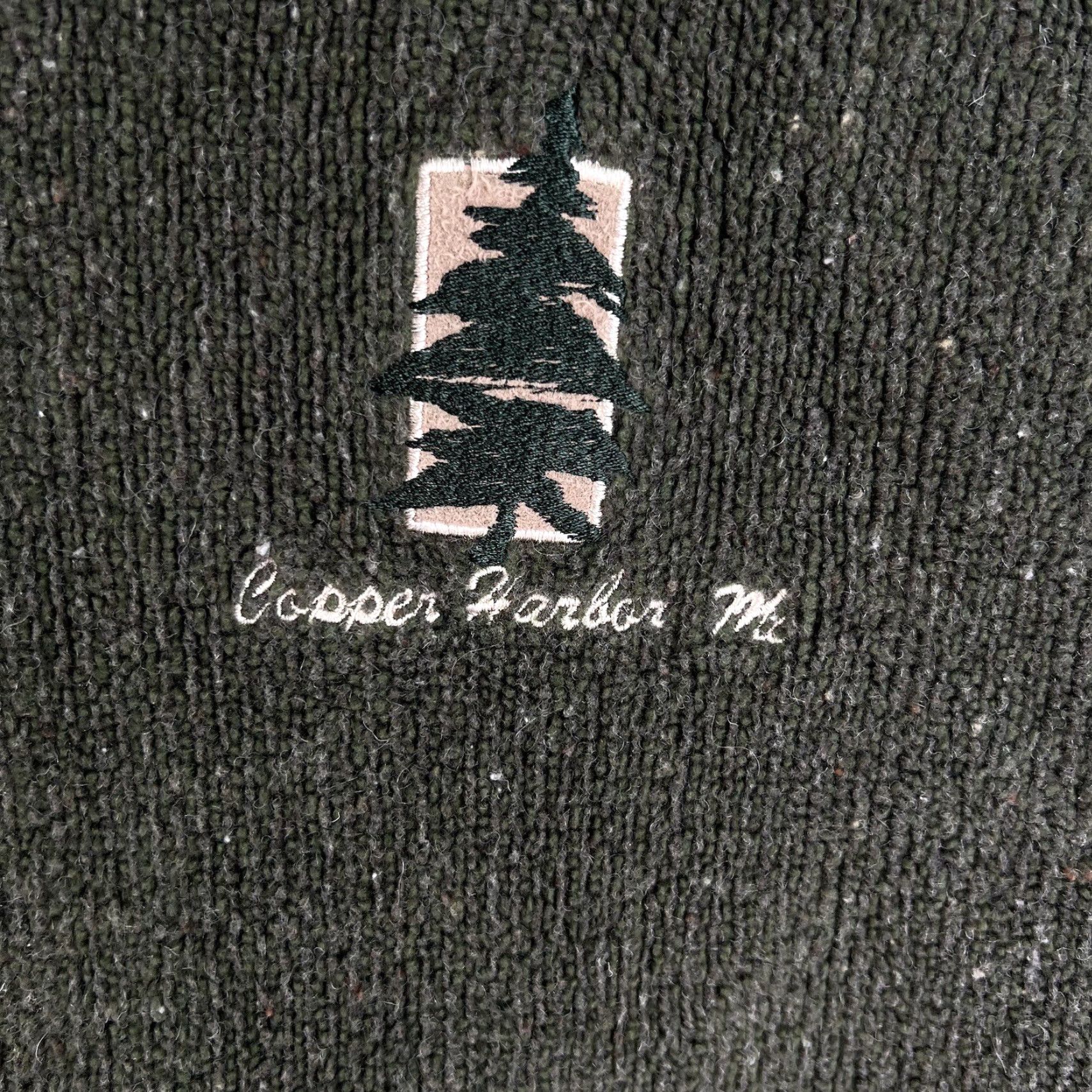 Vintage VINTAGE ABC Design Copper Harbor MI Long Sleeve Pullover Sweater Women's XL Green Embroidered Casual Pullover Knit Size XL / US 12-14 / IT 48-50 - 2 Thumbnail