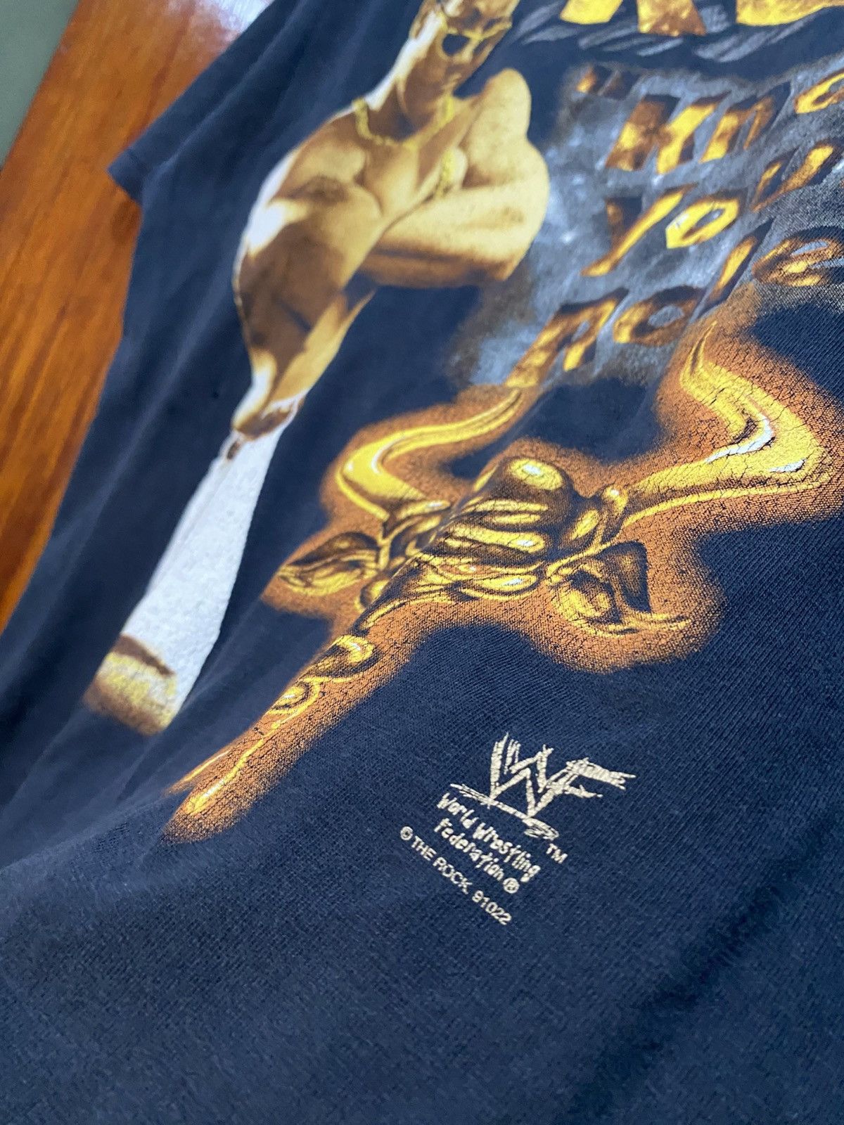 Vintage Vintage THE ROCK “Know Your Role” tee Size US M / EU 48-50 / 2 - 6 Thumbnail