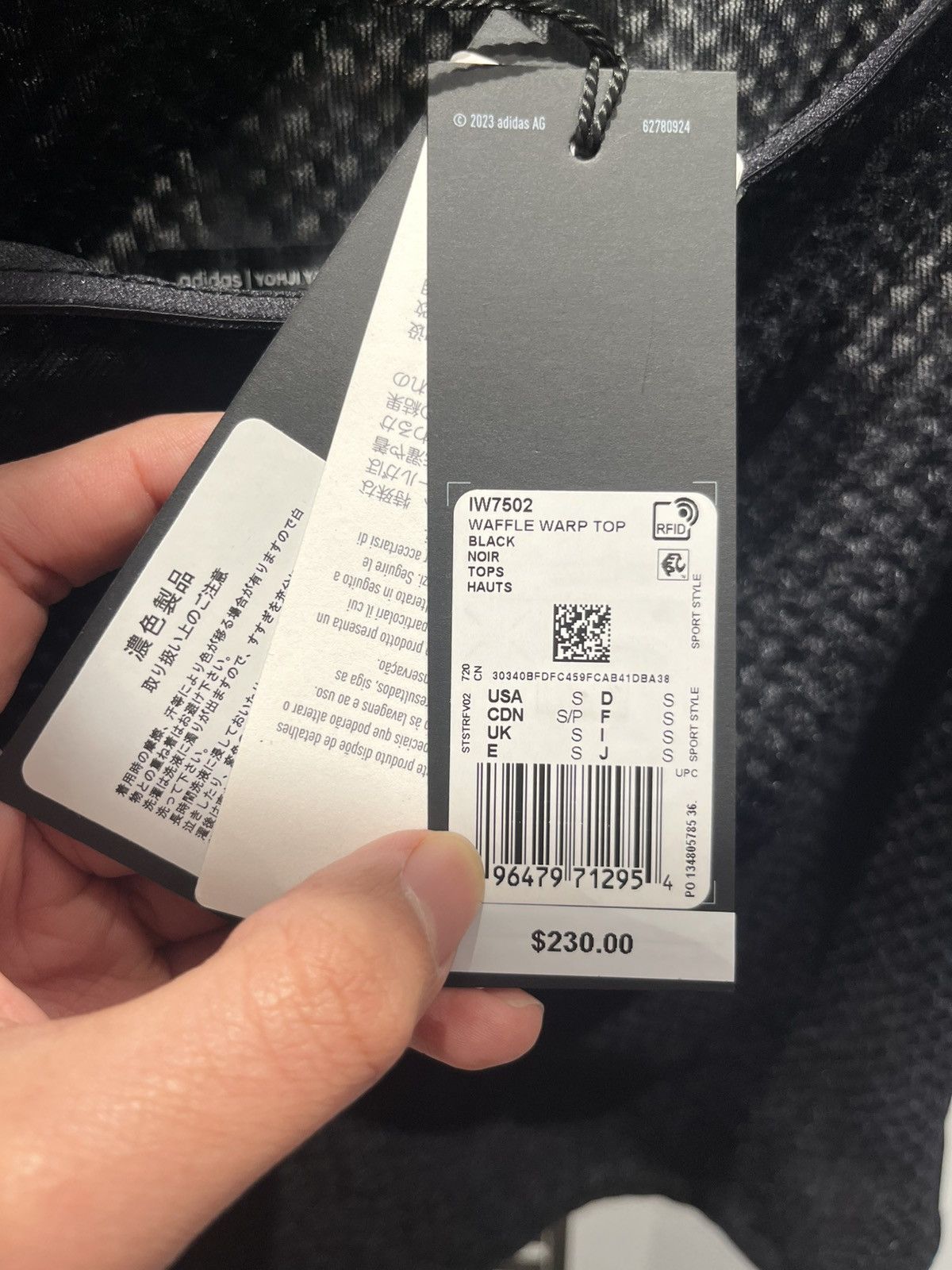 Adidas × Y-3 × Yohji Yamamoto Adidas Y-3 Waffle Warp Top Size S / US 4 / IT 40 - 7 Thumbnail