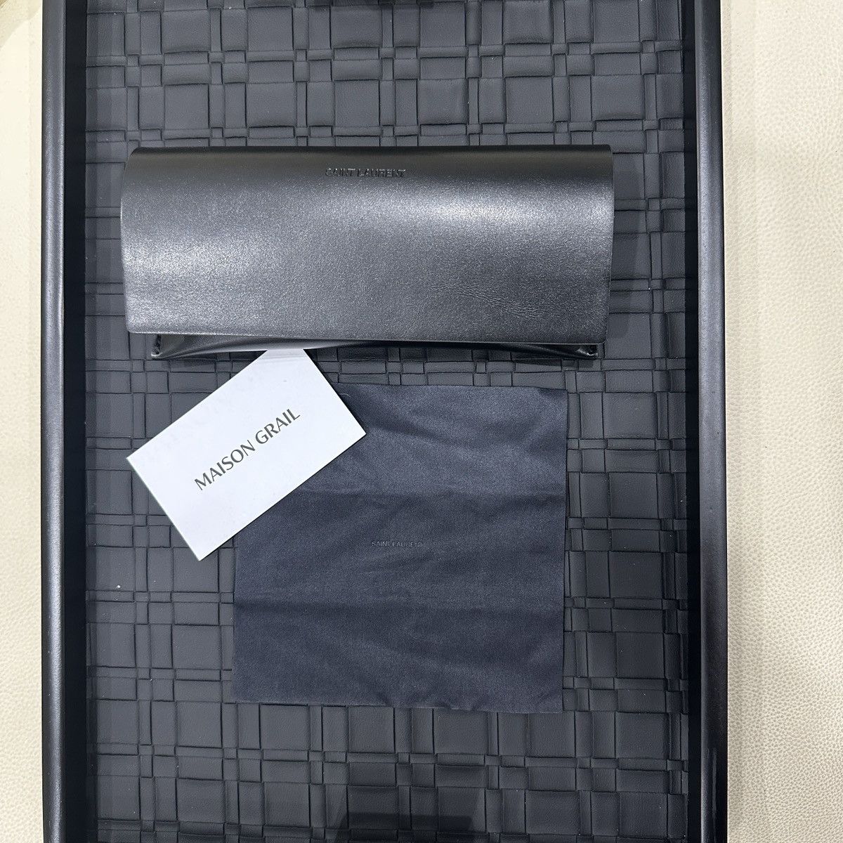 Yves Saint Laurent SAINT LAURENT SL M150/F 001 EYEGLASSES Size ONE SIZE - 9 Thumbnail