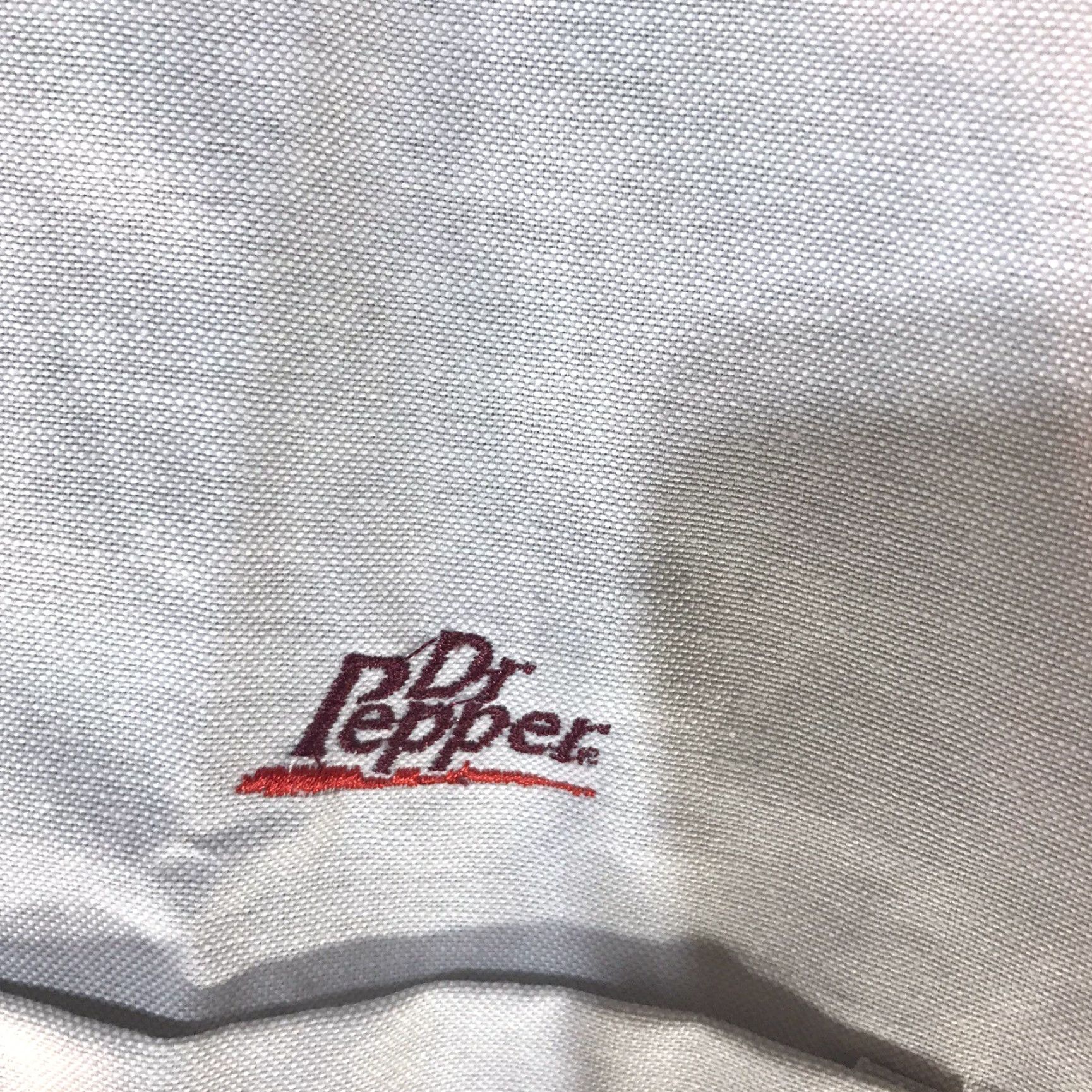 Vintage VINTAGE Dr Pepper Gray Button-Up Shirt Men’s Size 17.5 Collared Short Sleeve Travel Workwear Size US XL / EU 56 / 4 - 2 Thumbnail